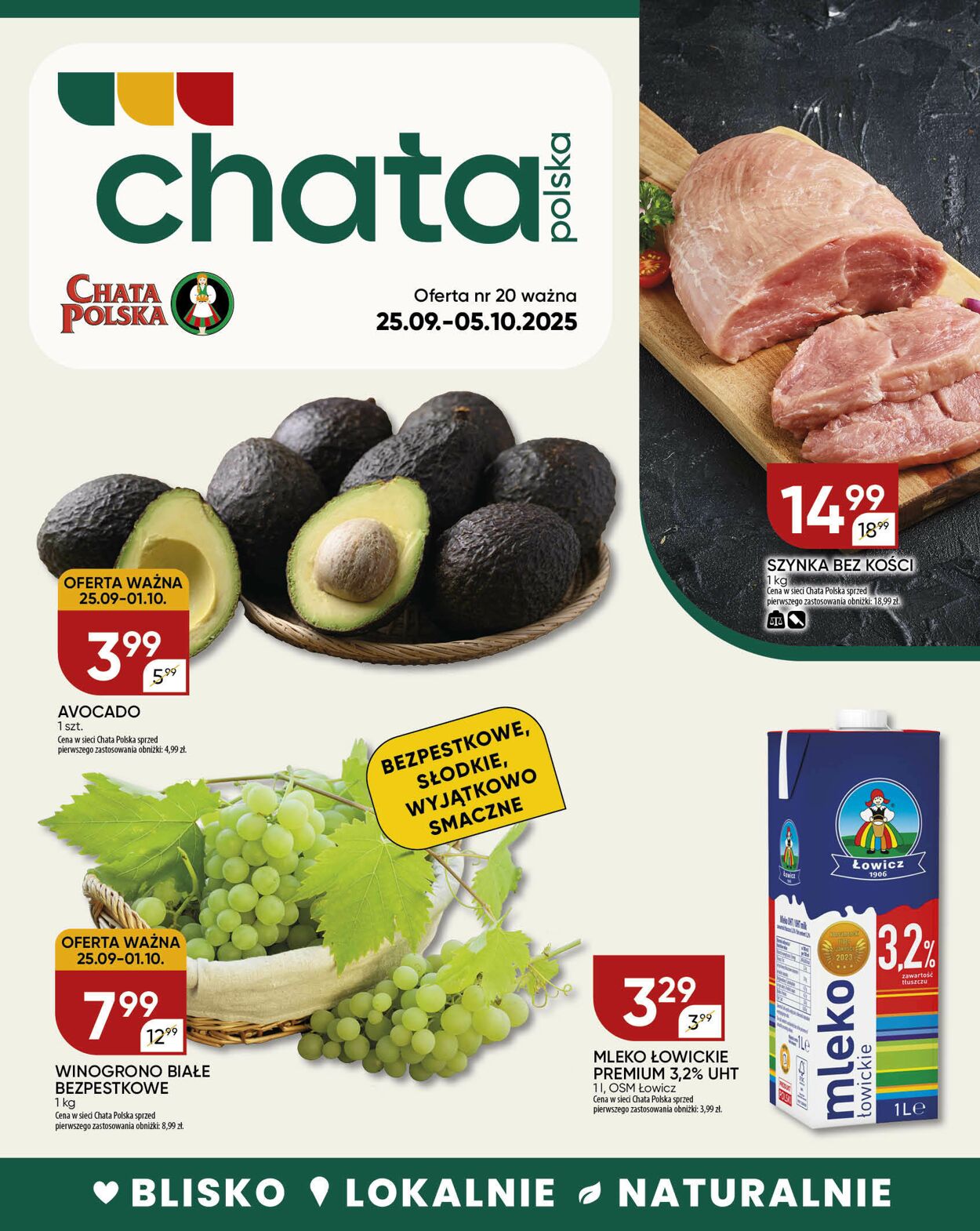 Gazetka Chata Polska 25.09.2025 - 05.10.2025