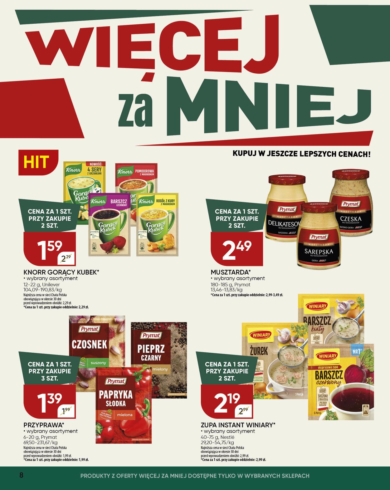 Gazetka Chata Polska 13.08.2025 - 24.08.2025