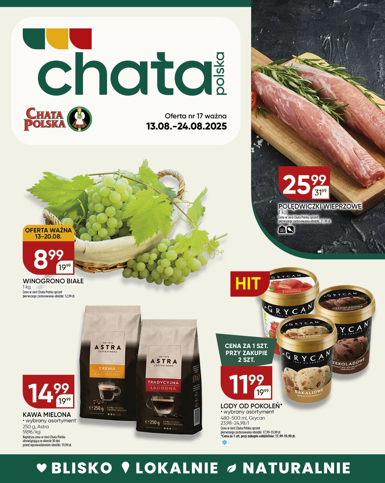 Gazetka Chata Polska 13.08.2025 - 24.08.2025