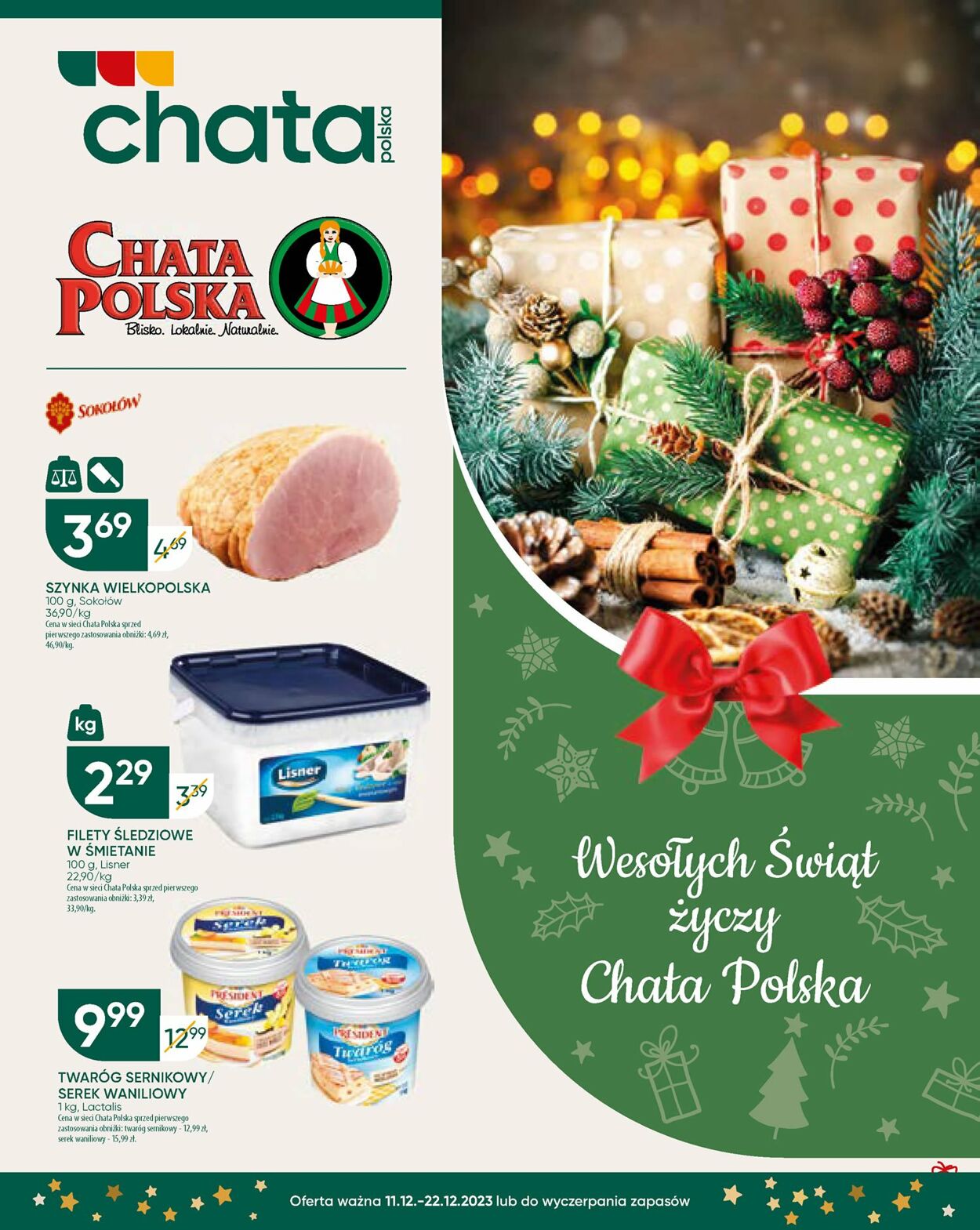 Gazetka Chata Polska 14.12.2023 - 24.12.2023