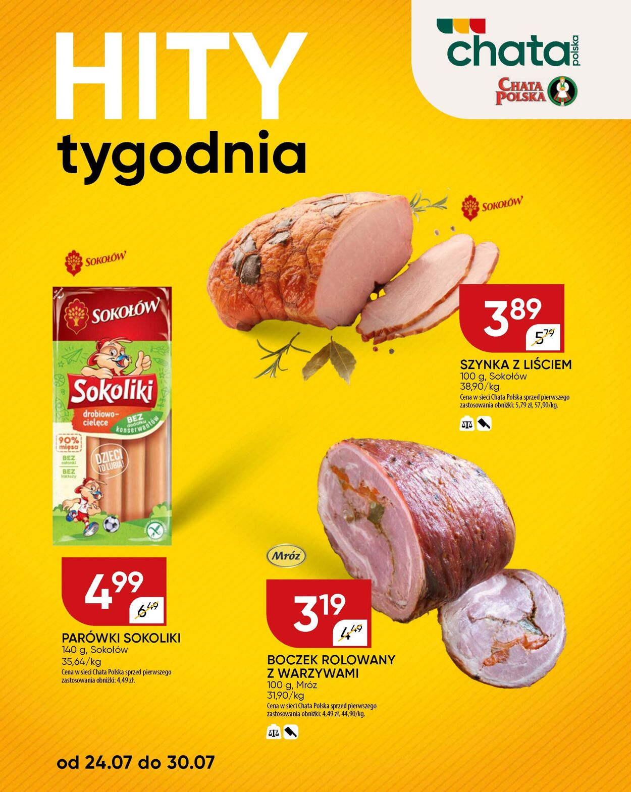 Gazetka Chata Polska 24.07.2025 - 30.07.2025