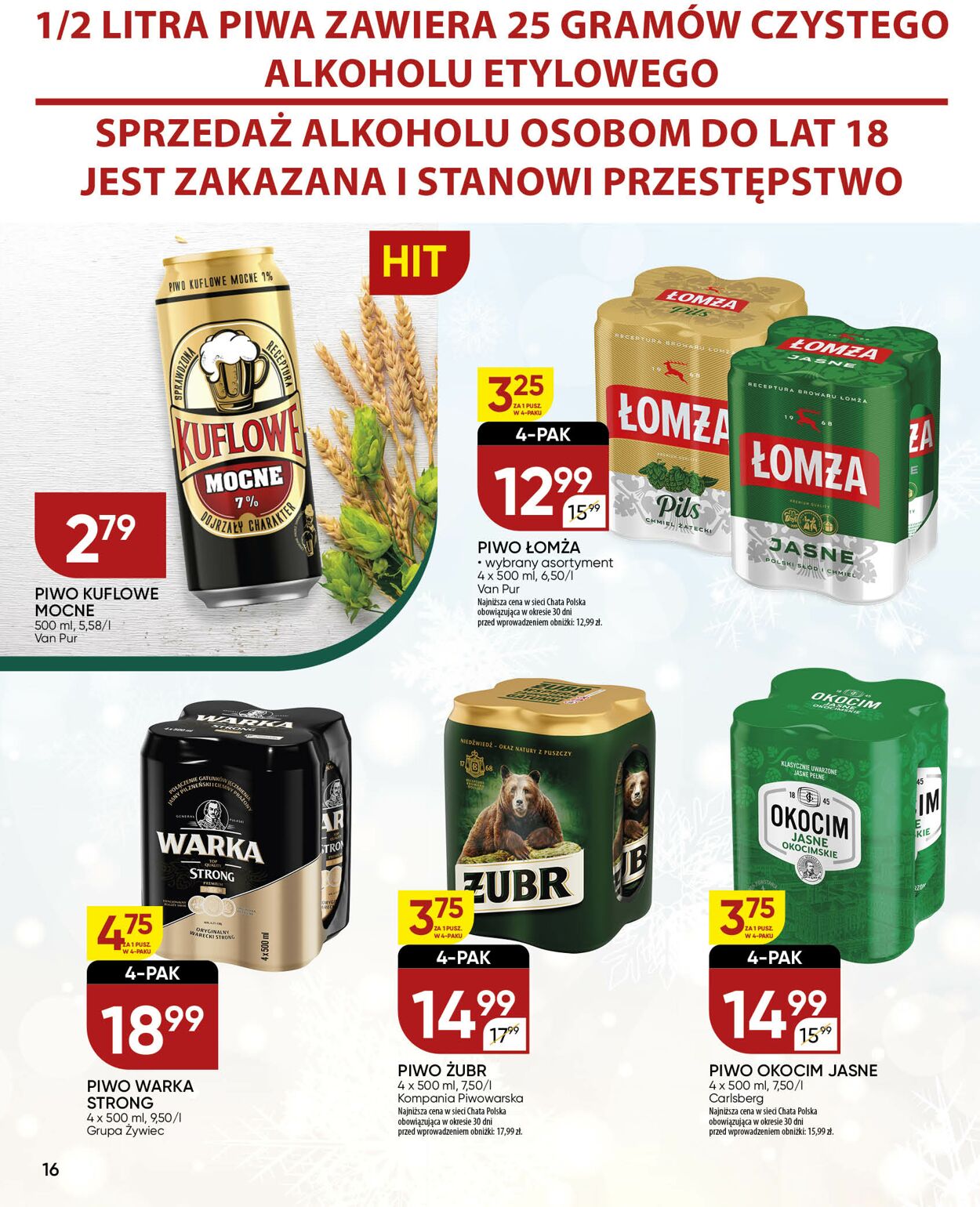 Gazetka Chata Polska 16.01.2025 - 26.01.2025