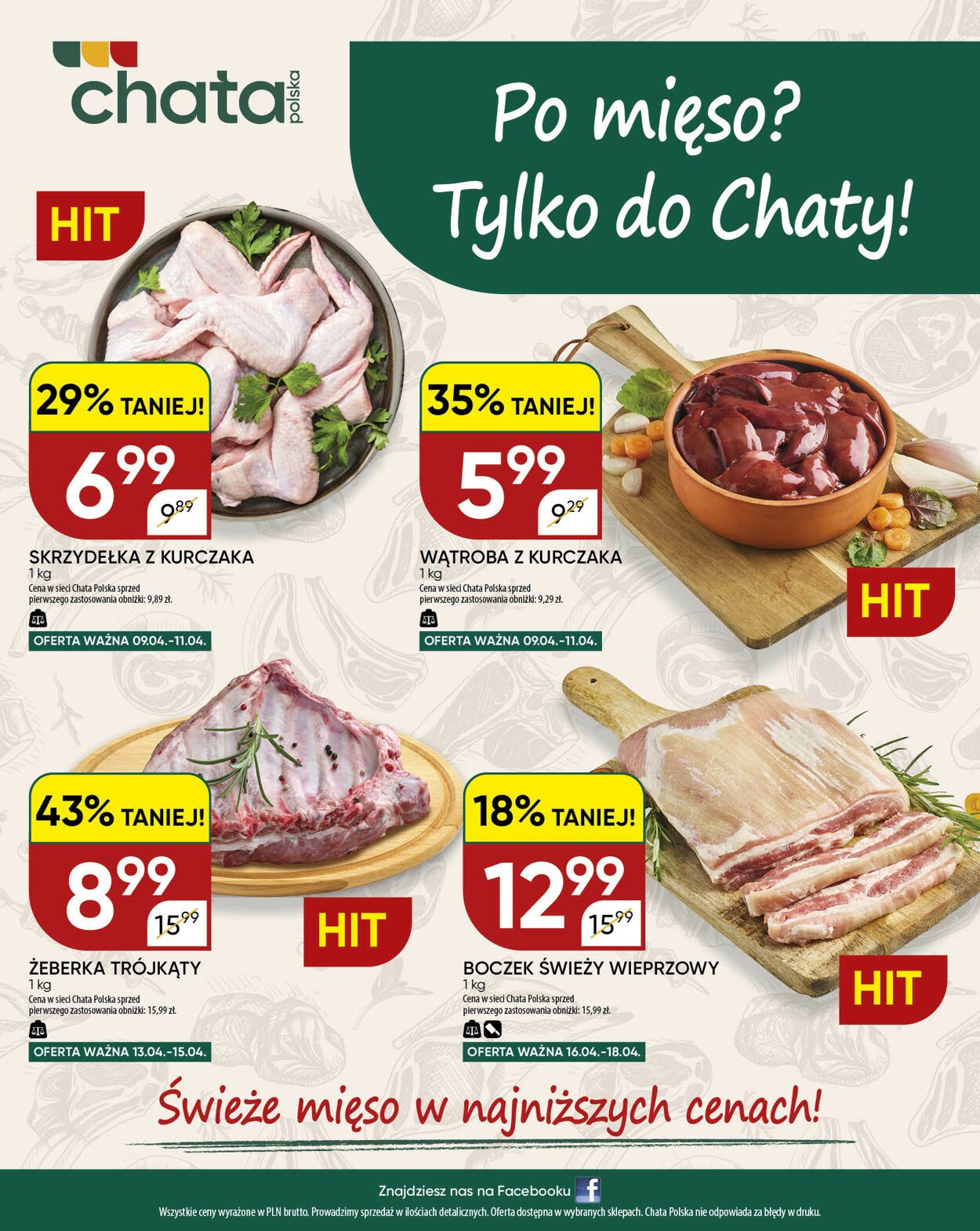 Gazetka Chata Polska 08.04.2026 - 16.04.2026