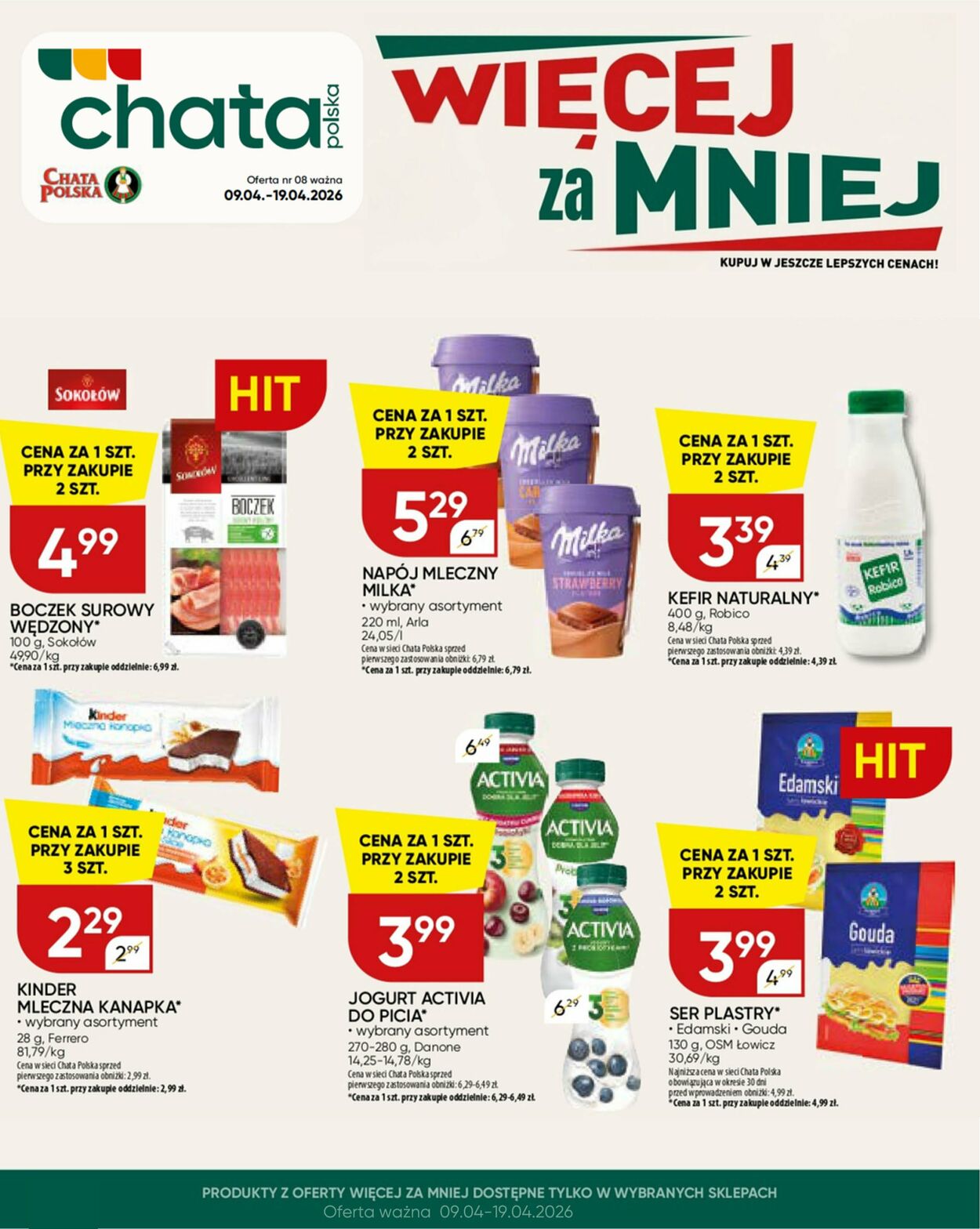 Gazetka Chata Polska 08.04.2026 - 16.04.2026