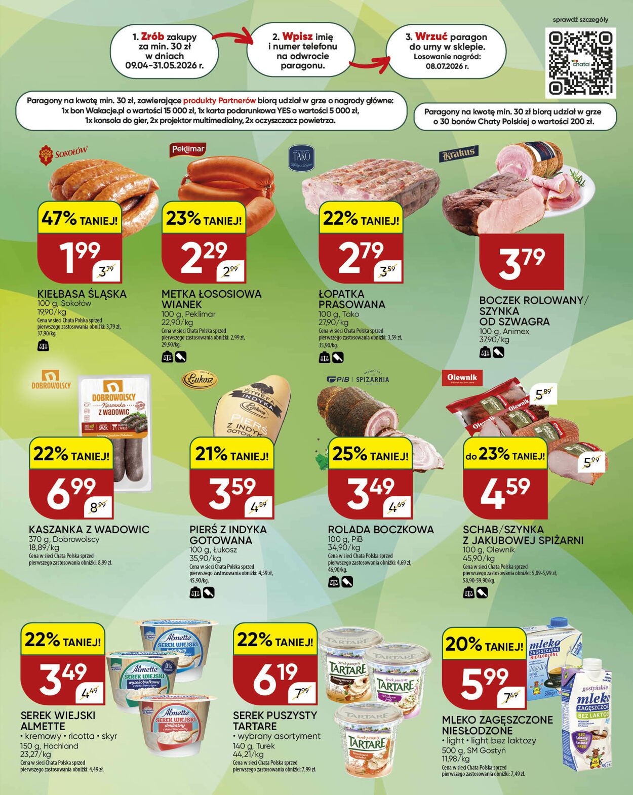 Gazetka Chata Polska 08.04.2026 - 16.04.2026