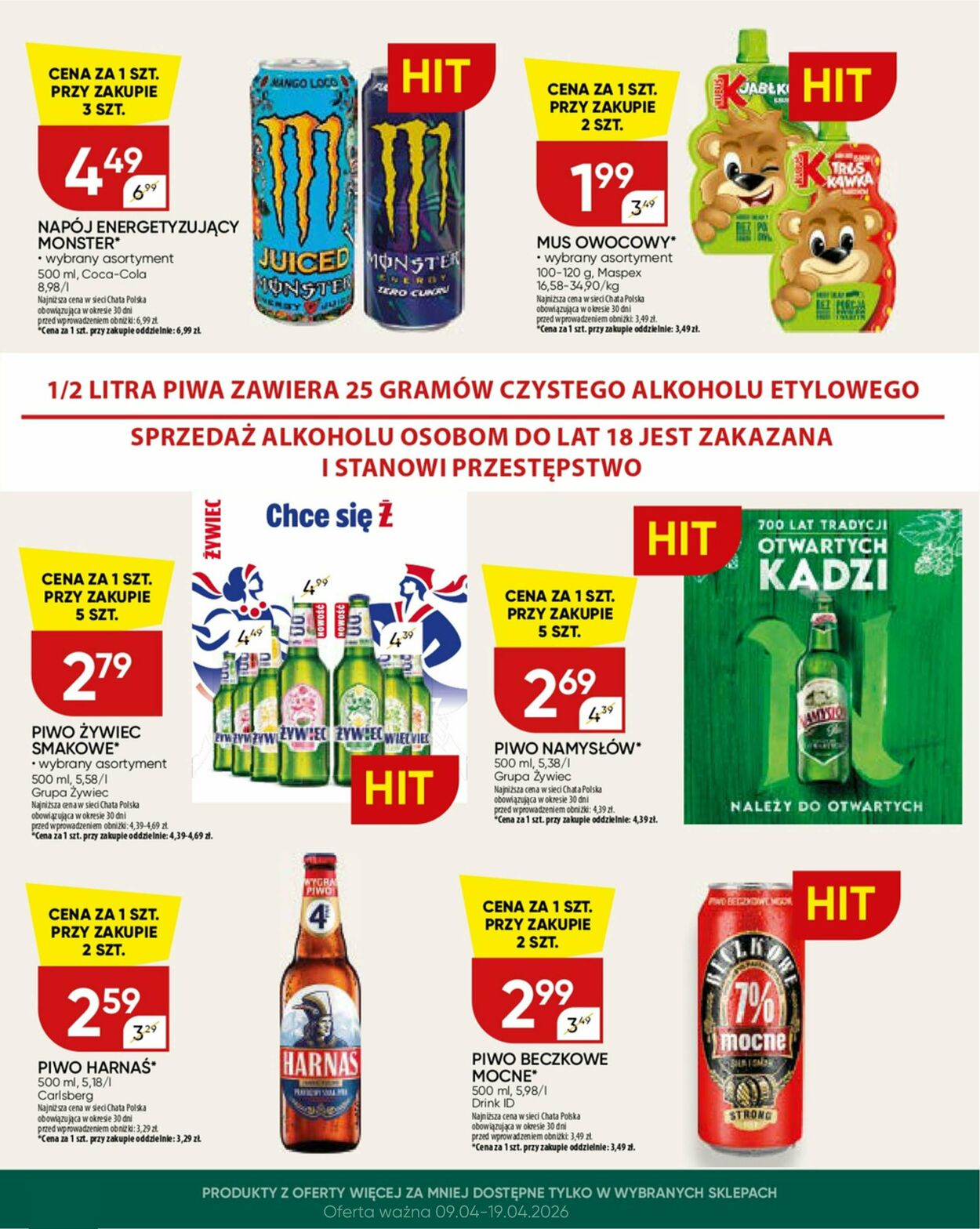 Gazetka Chata Polska 08.04.2026 - 16.04.2026