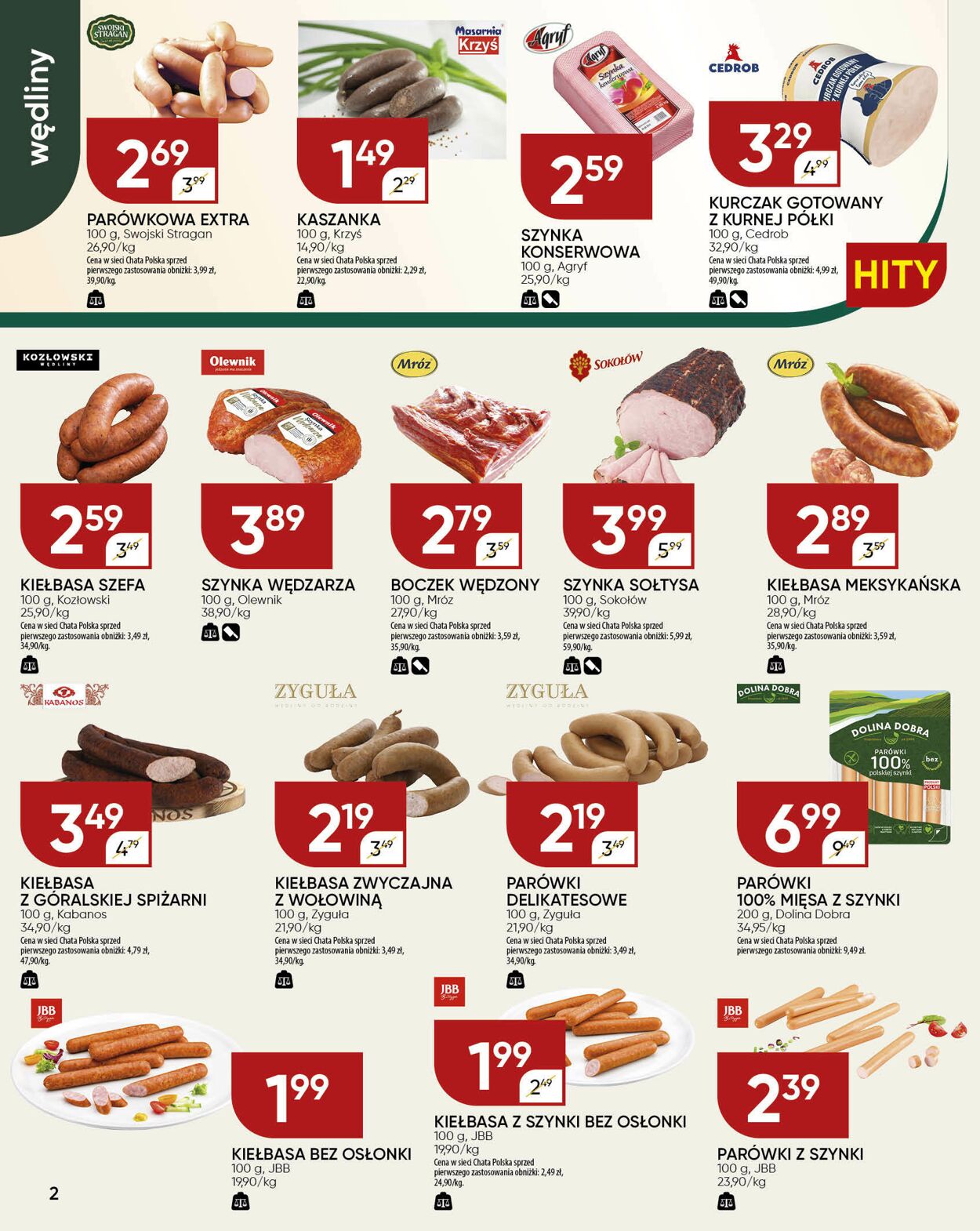 Gazetka Chata Polska 03.07.2025 - 13.07.2025
