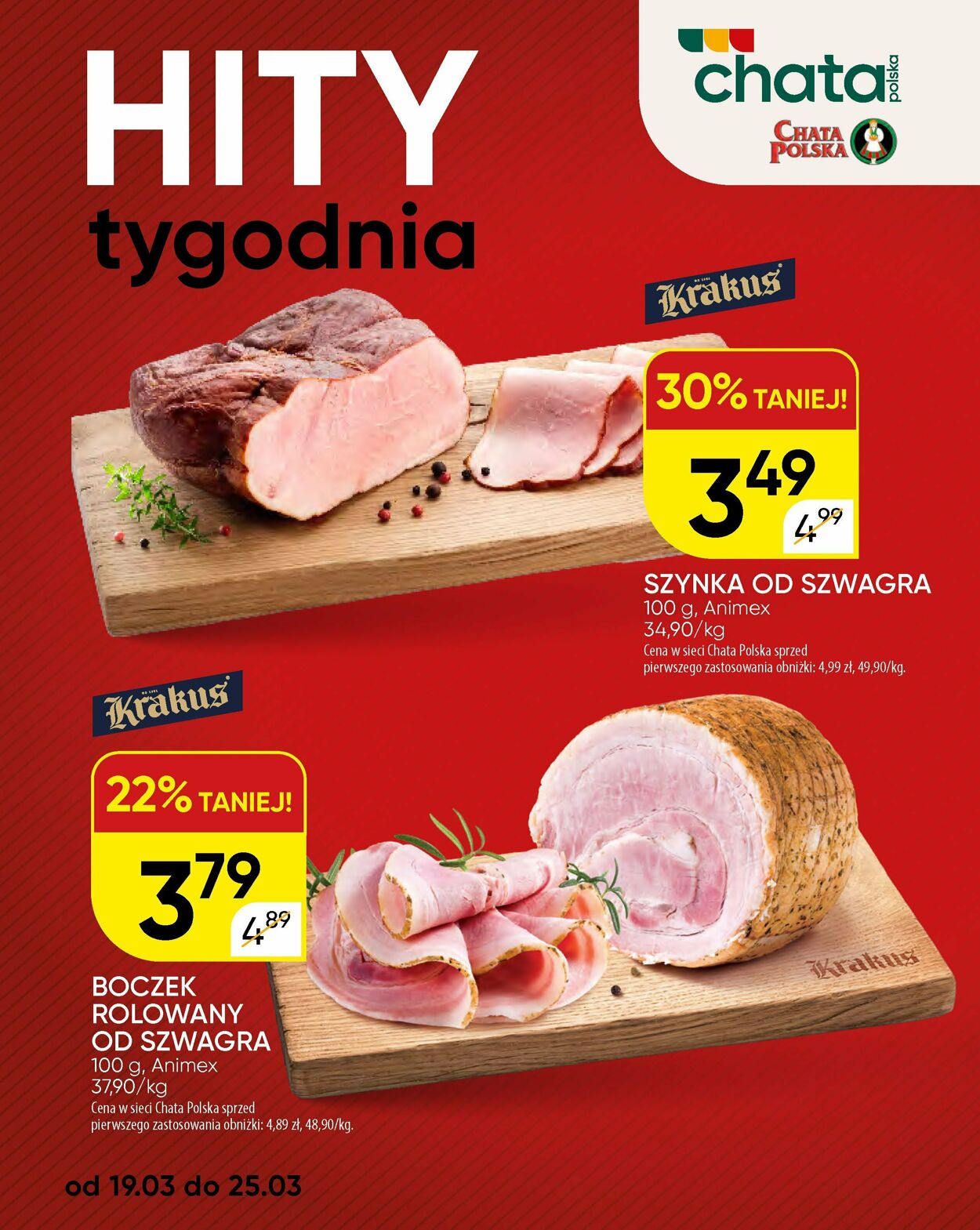 Gazetka Chata Polska 25.03.2026 - 02.04.2026
