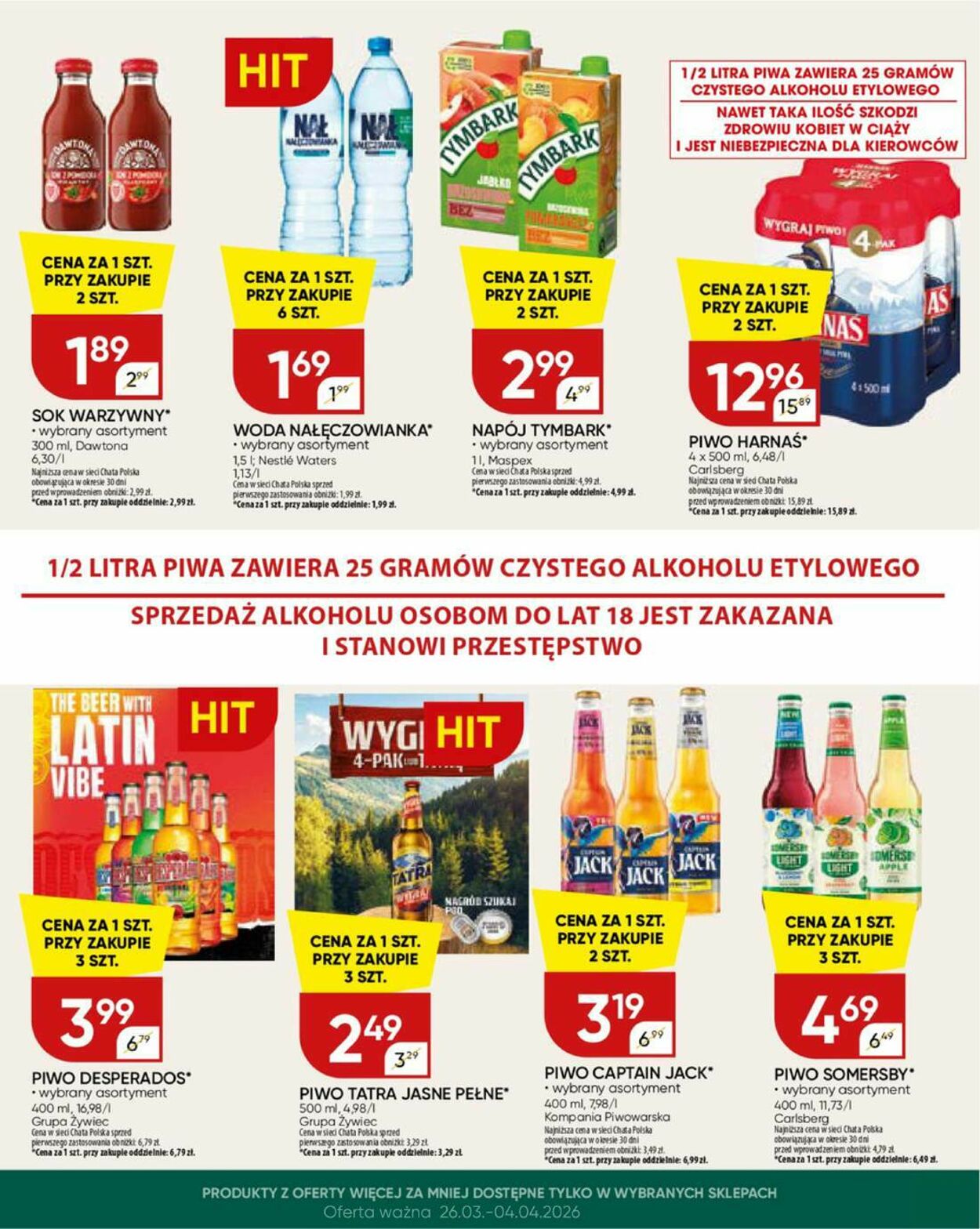 Gazetka Chata Polska 25.03.2026 - 02.04.2026