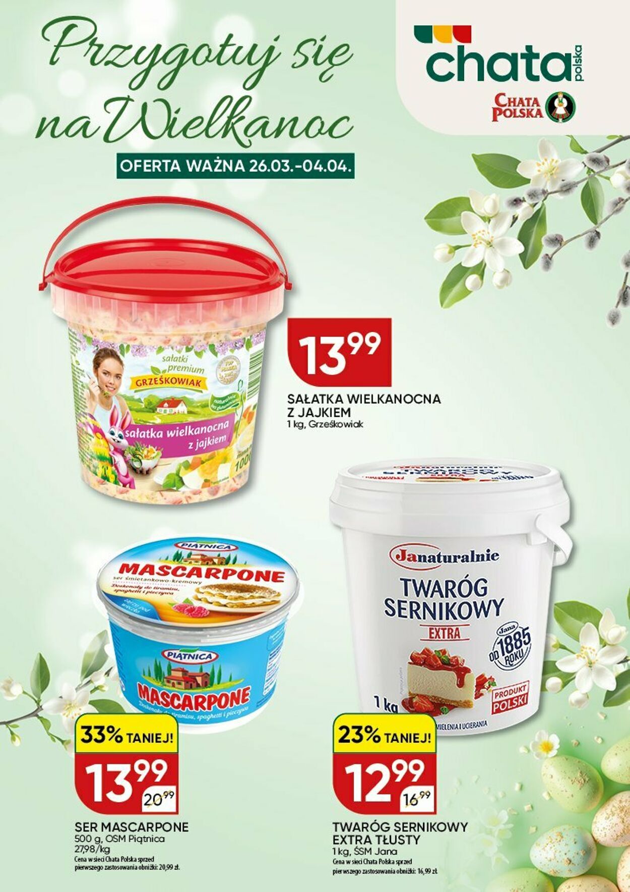Gazetka Chata Polska 25.03.2026 - 02.04.2026