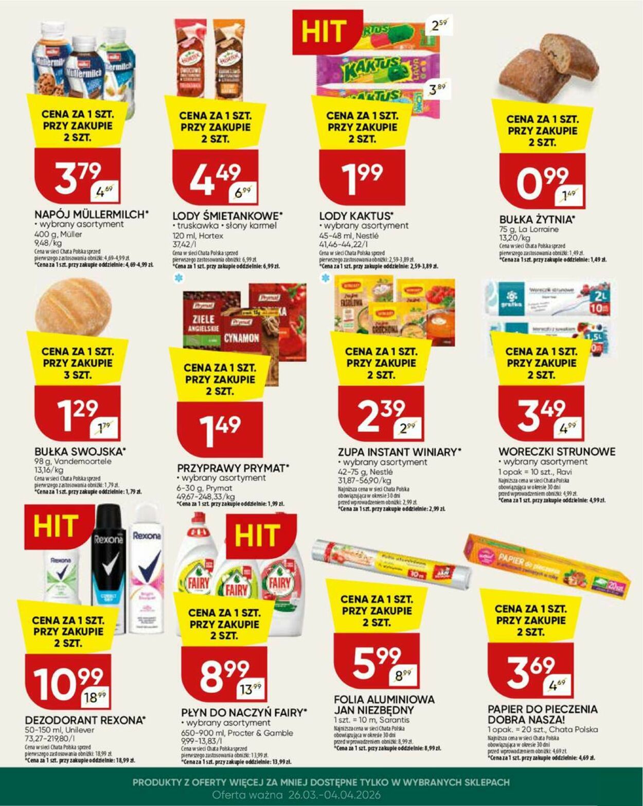 Gazetka Chata Polska 25.03.2026 - 02.04.2026