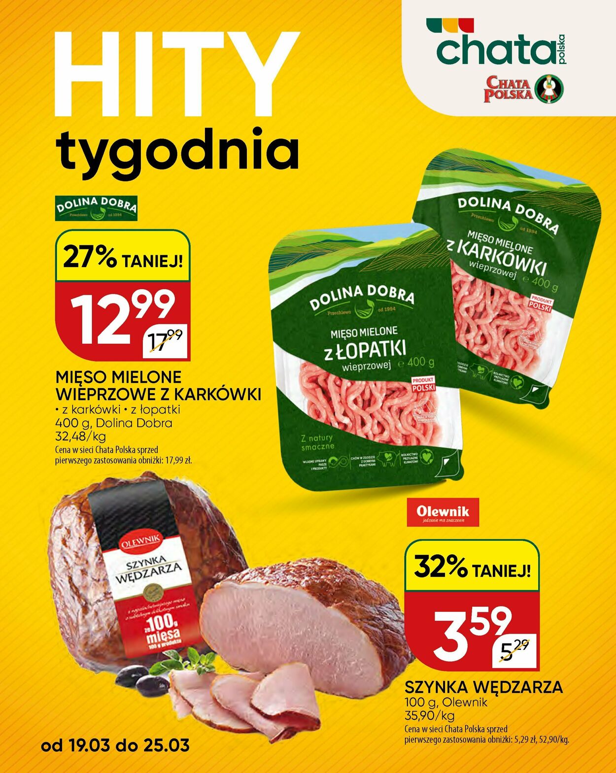 Gazetka Chata Polska 25.03.2026 - 02.04.2026
