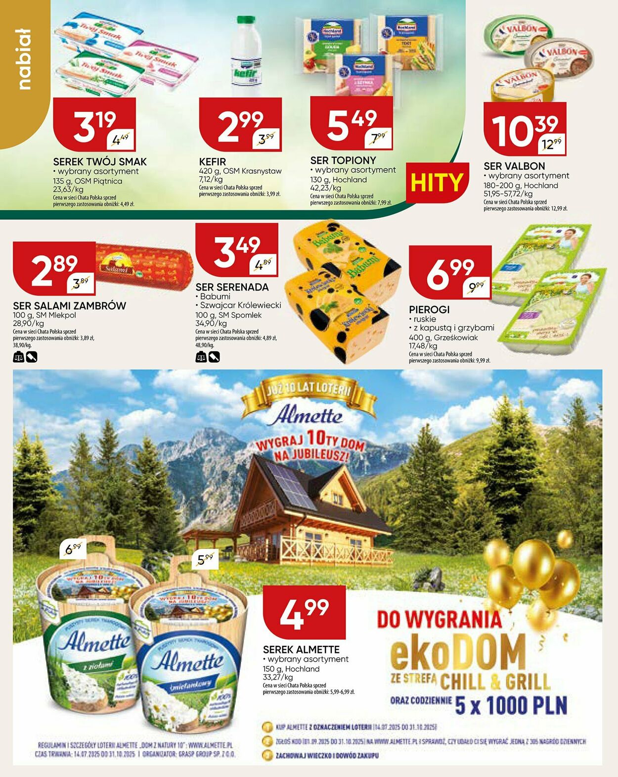 Gazetka Chata Polska 28.08.2025 - 07.09.2025
