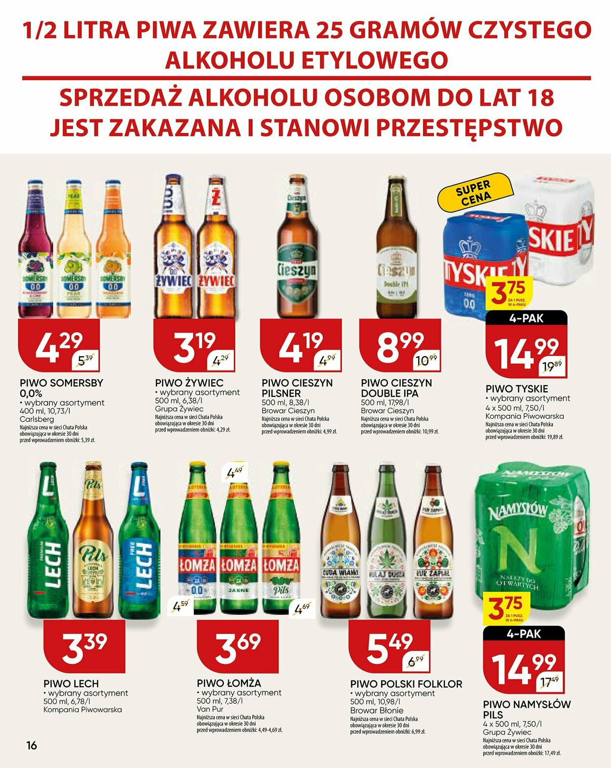 Gazetka Chata Polska 28.08.2025 - 07.09.2025
