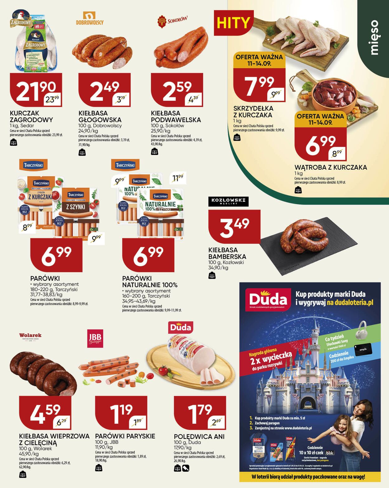 Gazetka Chata Polska 11.09.2025 - 21.09.2025