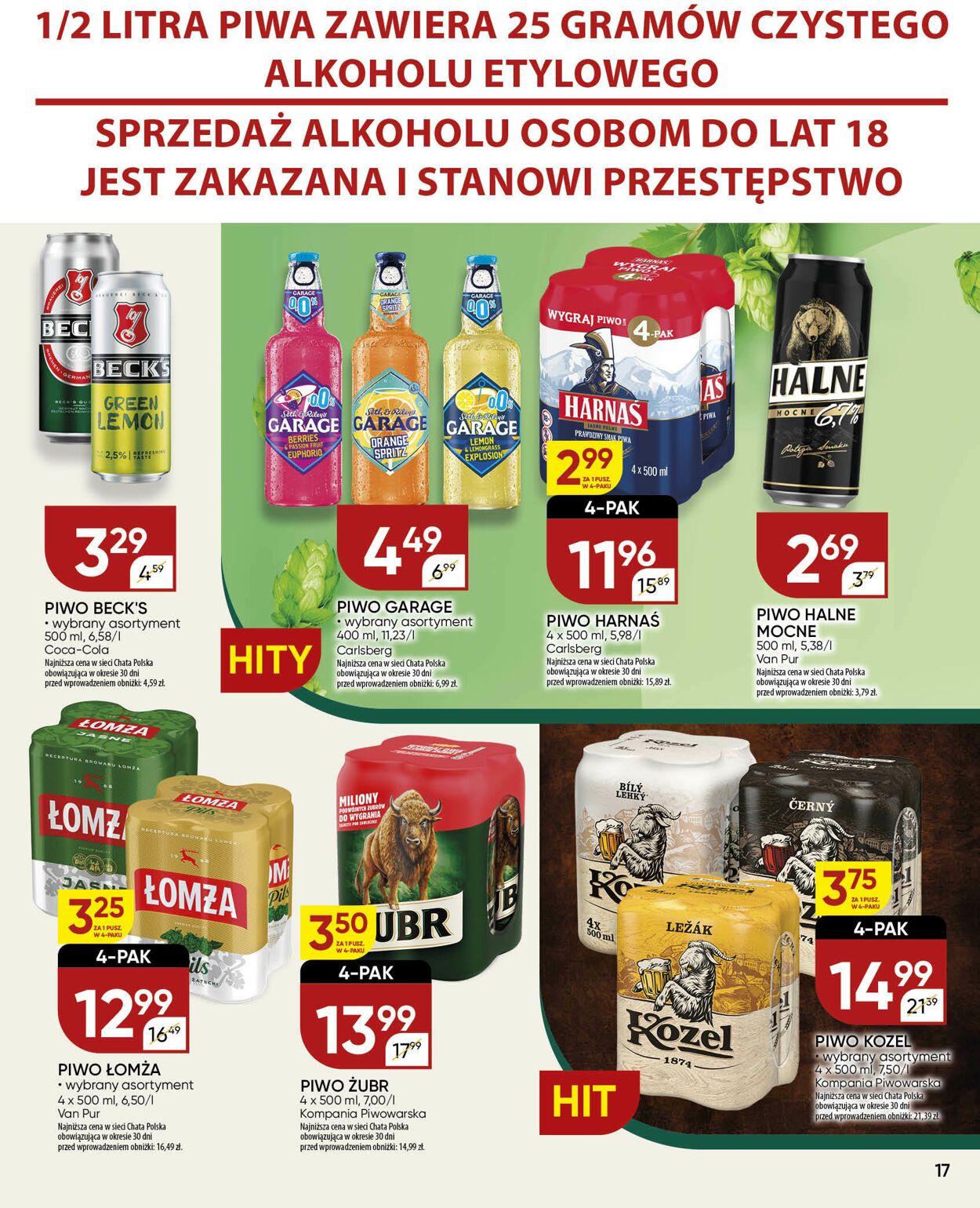 Gazetka Chata Polska 11.09.2025 - 21.09.2025