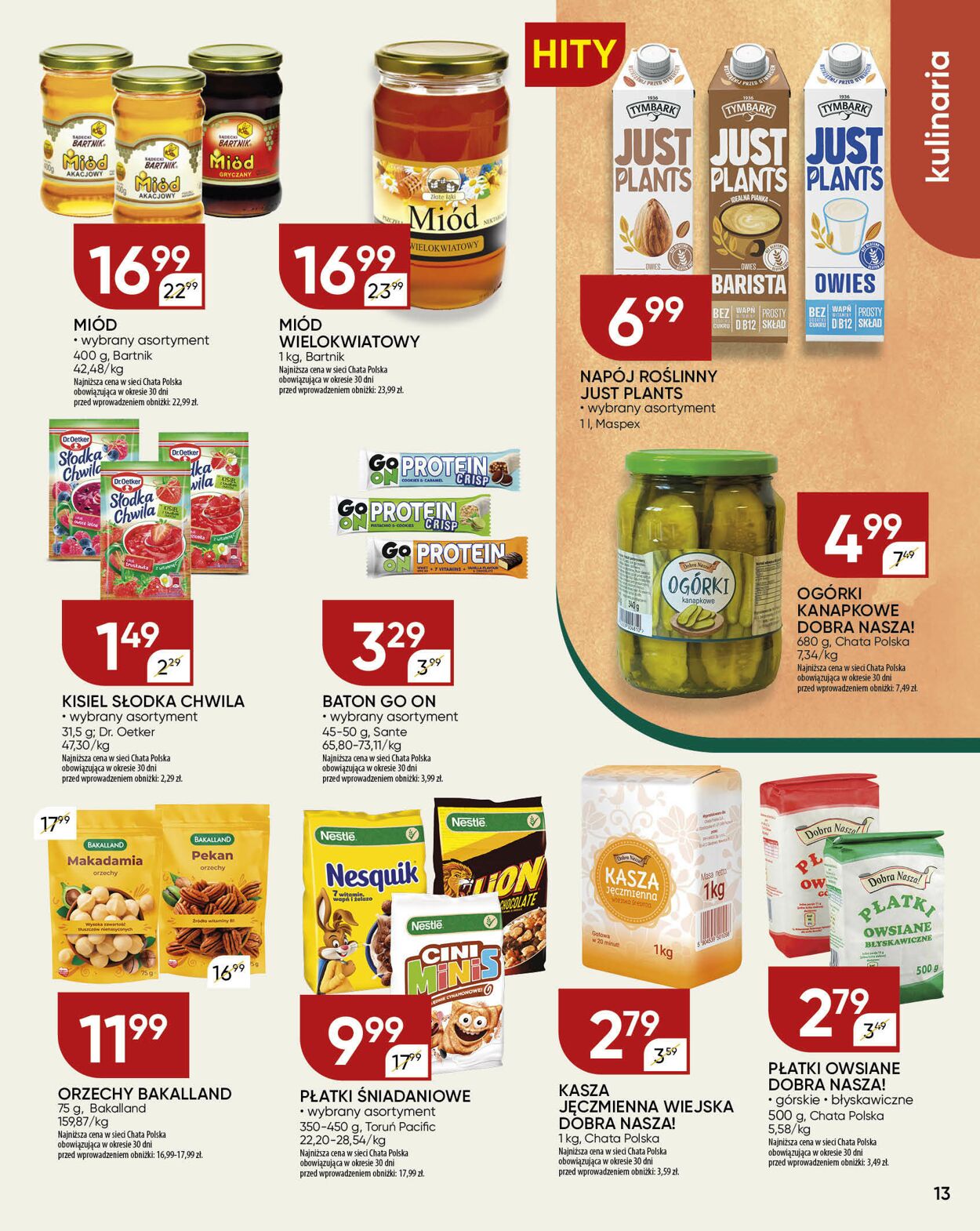 Gazetka Chata Polska 11.09.2025 - 21.09.2025