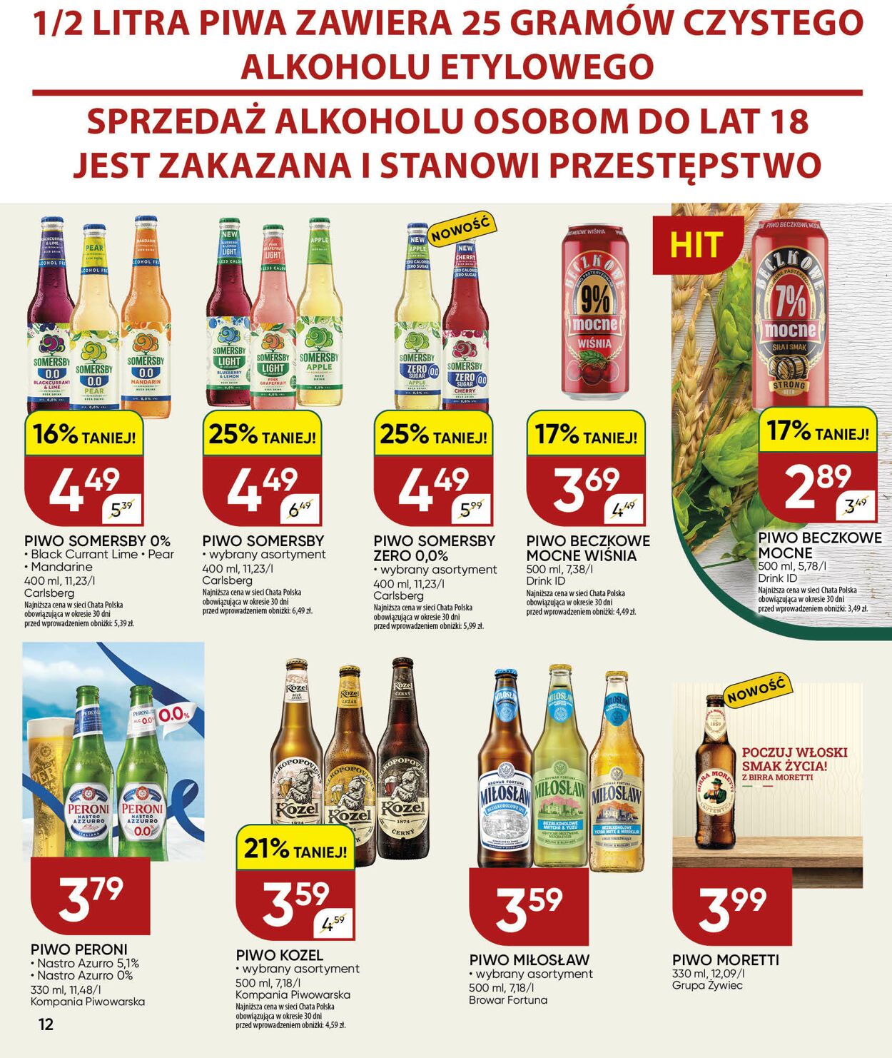 Gazetka Chata Polska 08.06.2026 - 16.06.2026