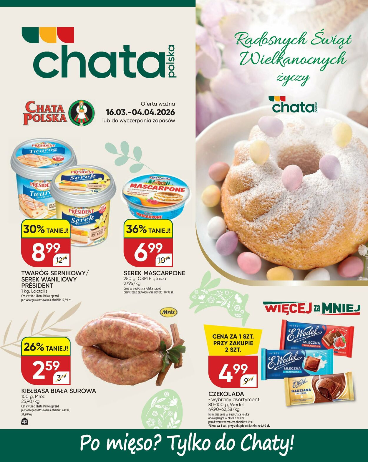 Gazetka Chata Polska 23.03.2026 - 31.03.2026
