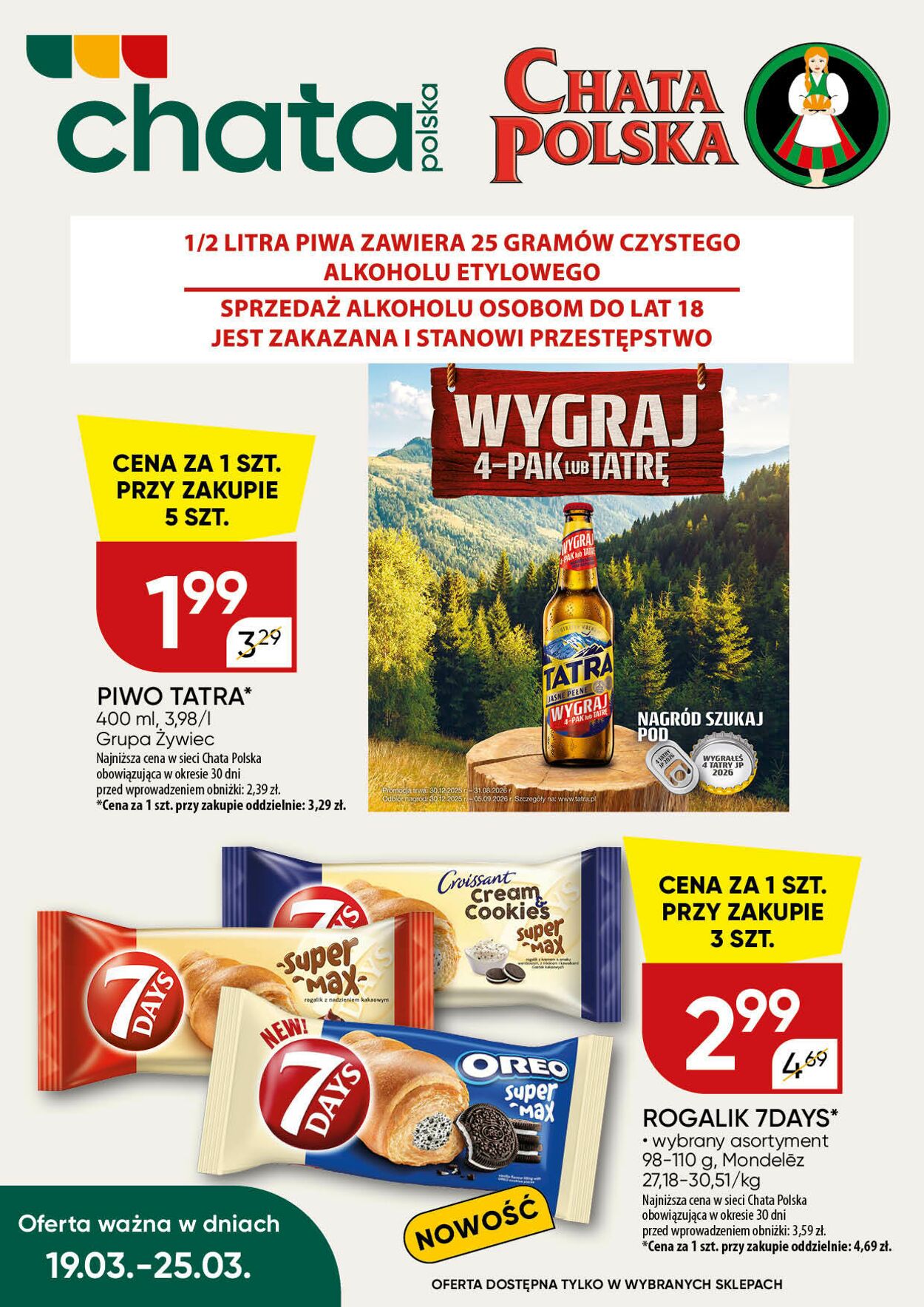 Gazetka Chata Polska 23.03.2026 - 31.03.2026