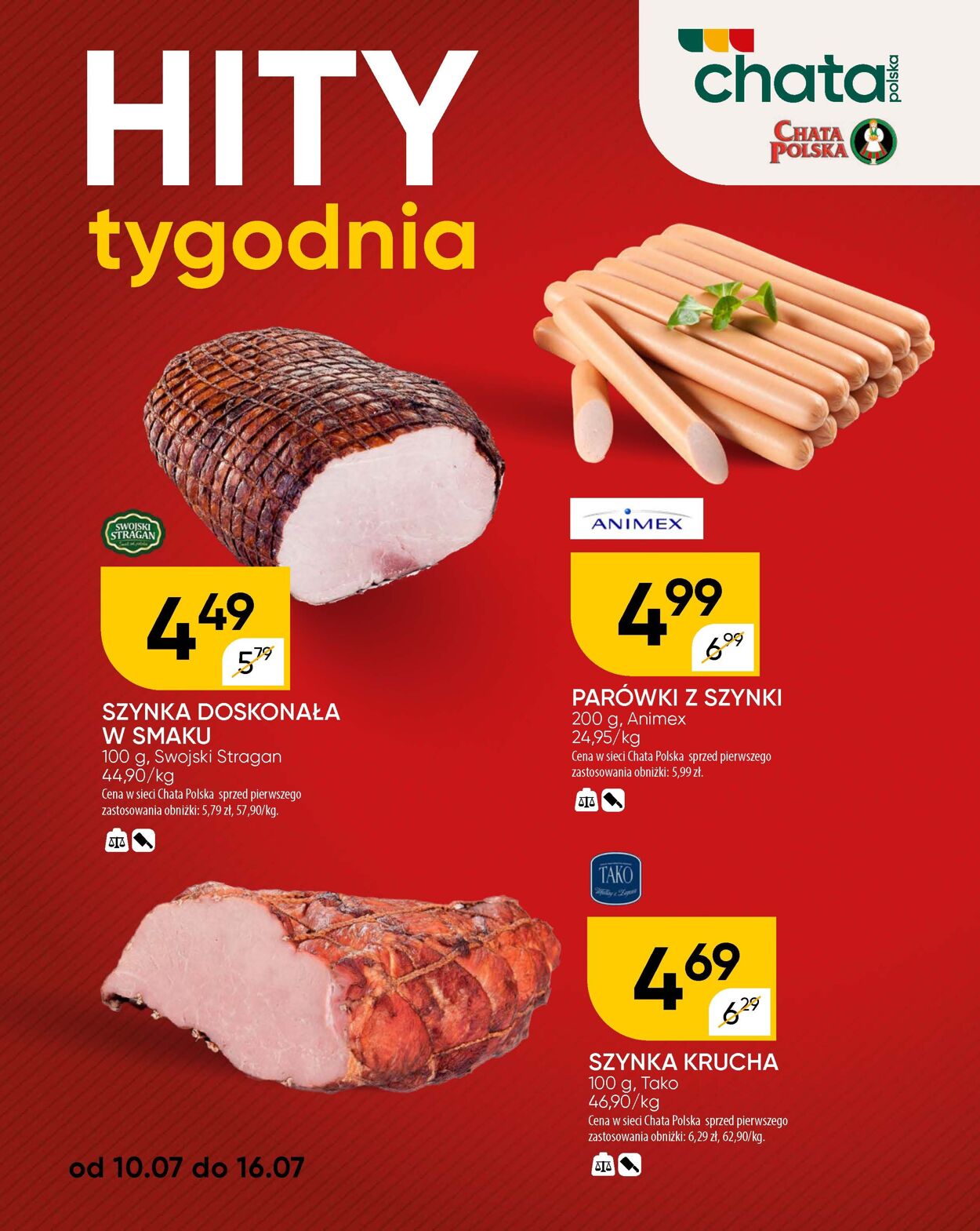 Gazetka Chata Polska 17.07.2025 - 27.07.2025