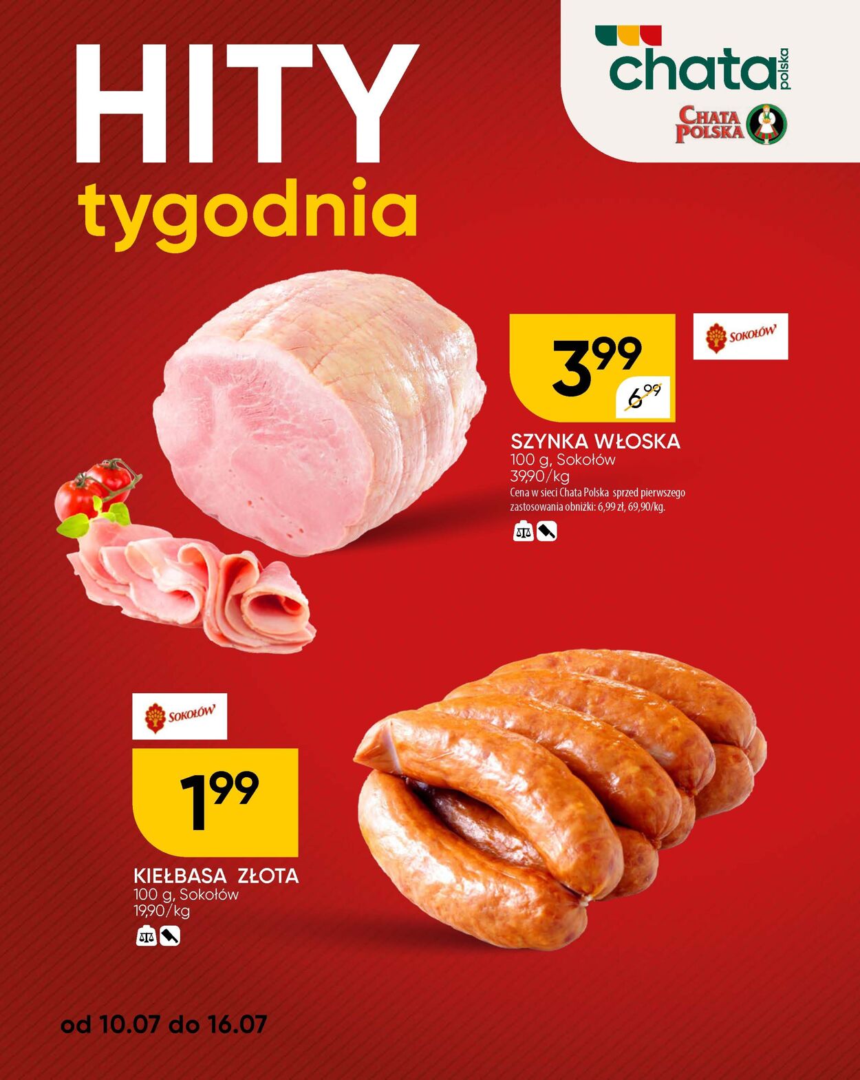 Gazetka Chata Polska 17.07.2025 - 27.07.2025
