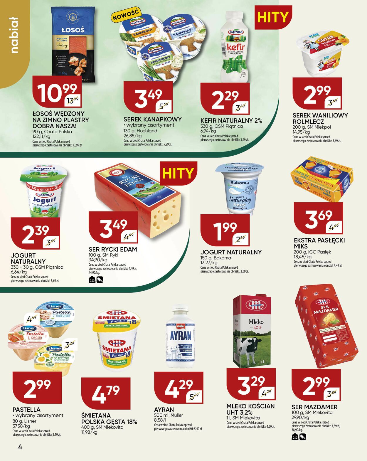 Gazetka Chata Polska 17.07.2025 - 27.07.2025