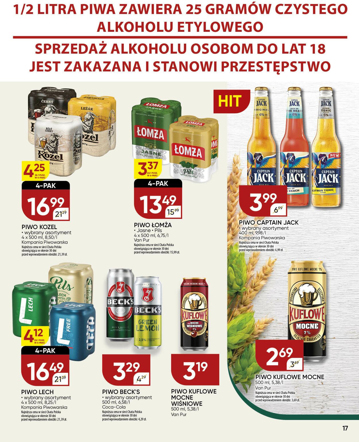 Gazetka Chata Polska 17.07.2025 - 27.07.2025