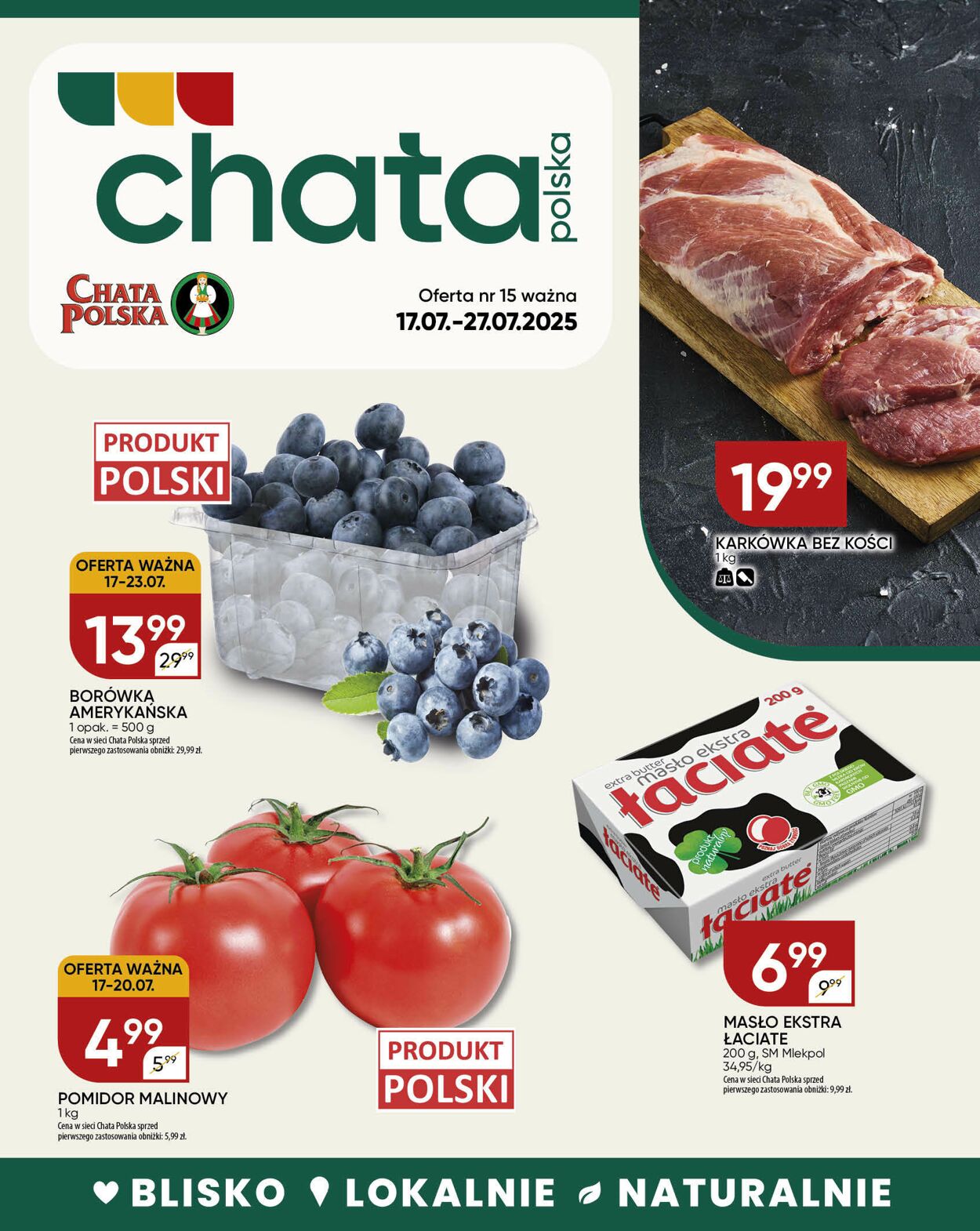 Gazetka Chata Polska 17.07.2025 - 27.07.2025