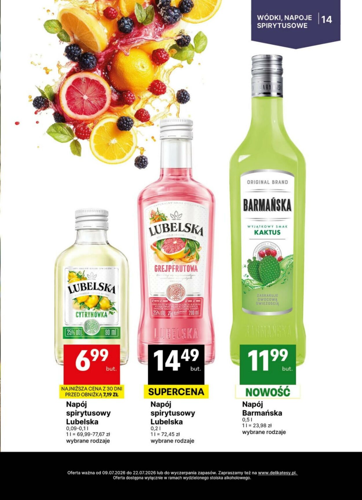 Gazetka Delikatesy Centrum 09.07.2026 - 22.07.2026