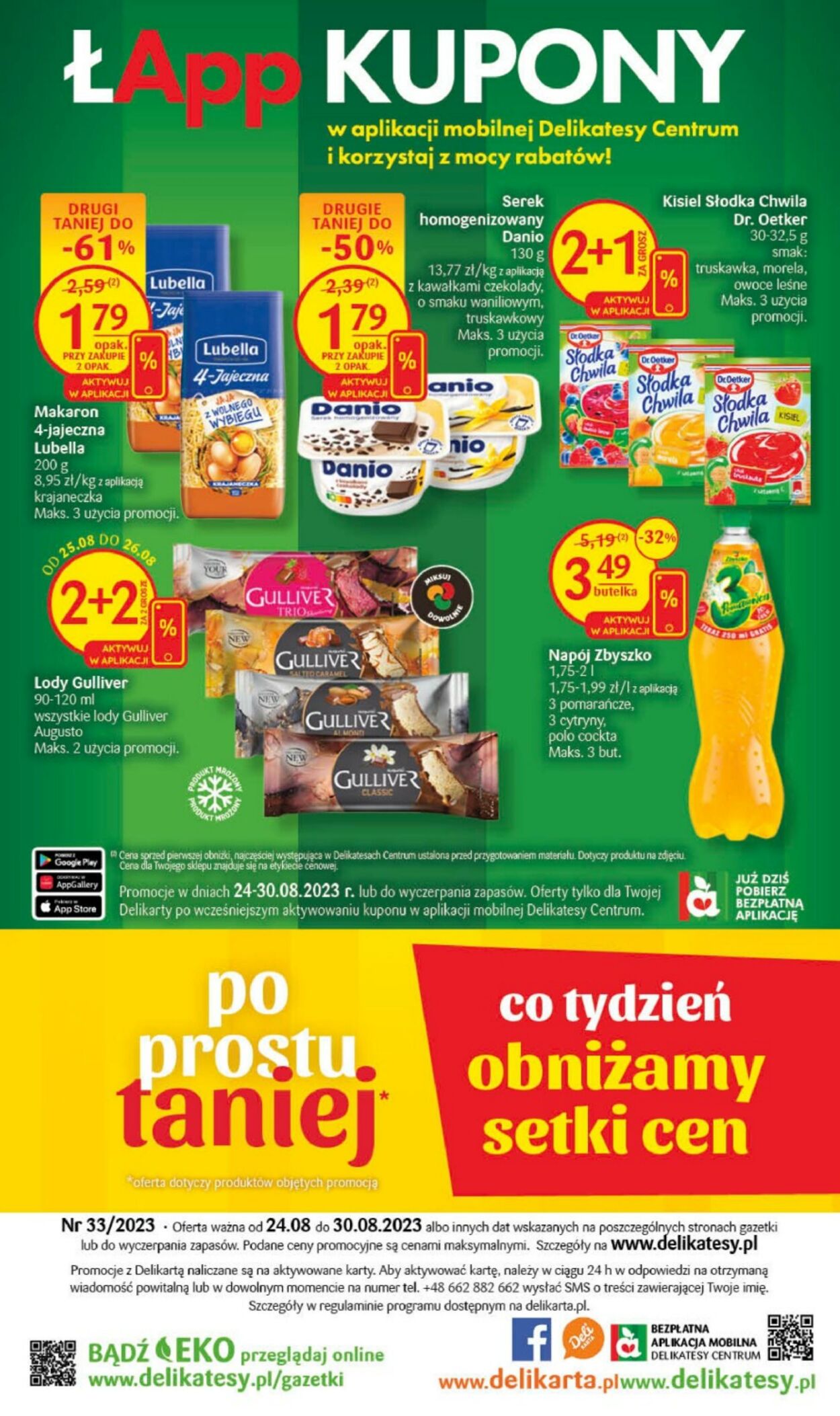 Gazetka Delikatesy Centrum 24.08.2023 - 30.08.2023