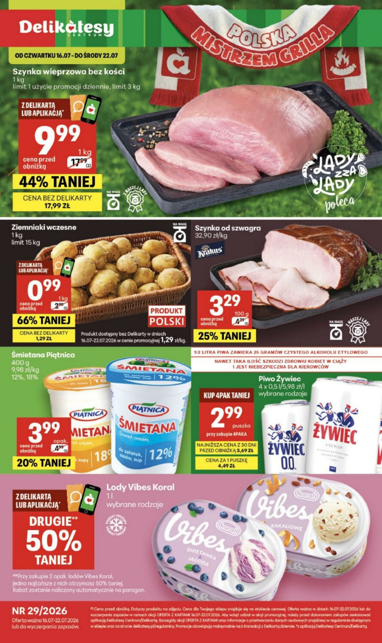 Gazetka Delikatesy Centrum 16.07.2026 - 22.07.2026