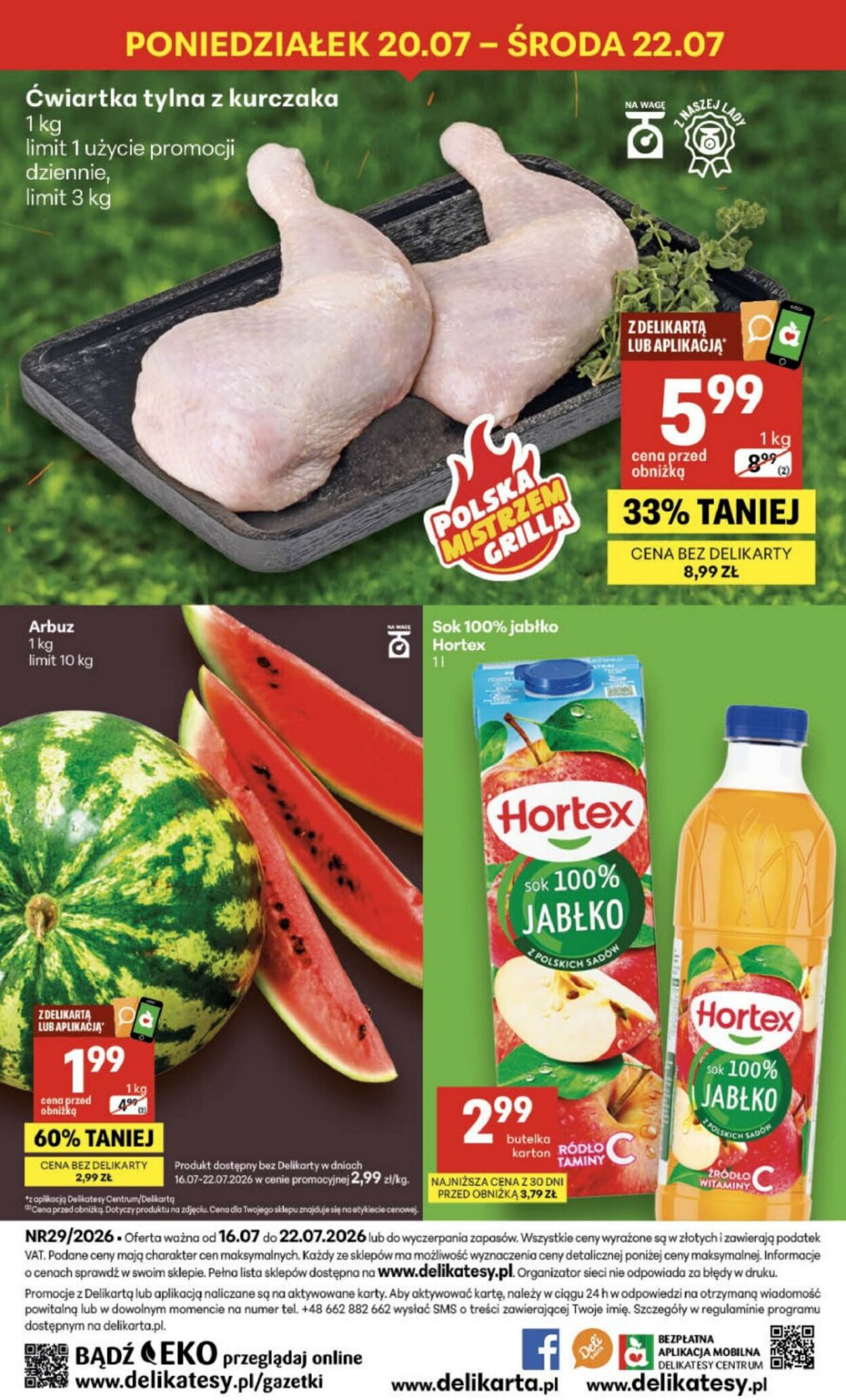 Gazetka Delikatesy Centrum 16.07.2026 - 22.07.2026
