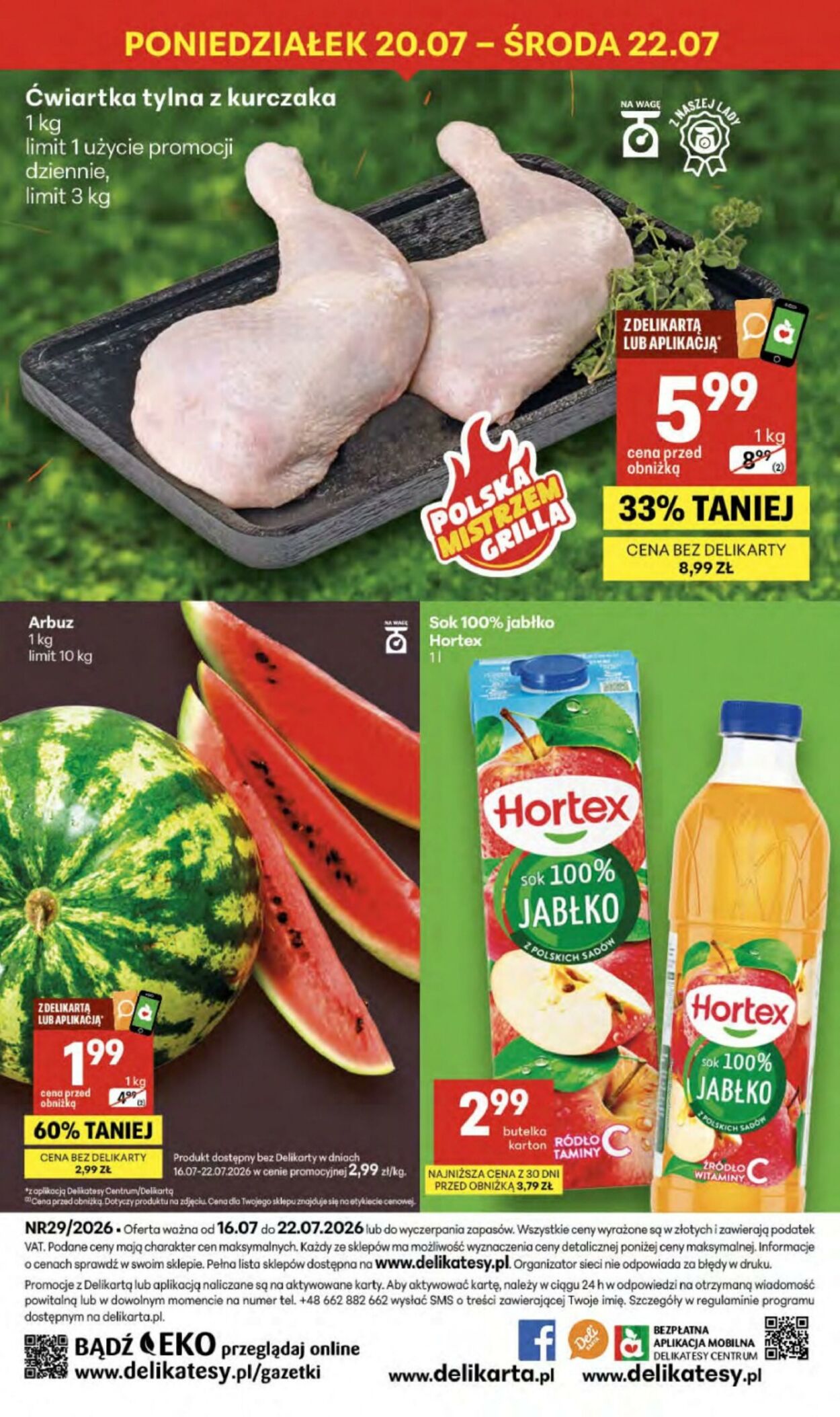 Gazetka Delikatesy Centrum 16.07.2026 - 22.07.2026