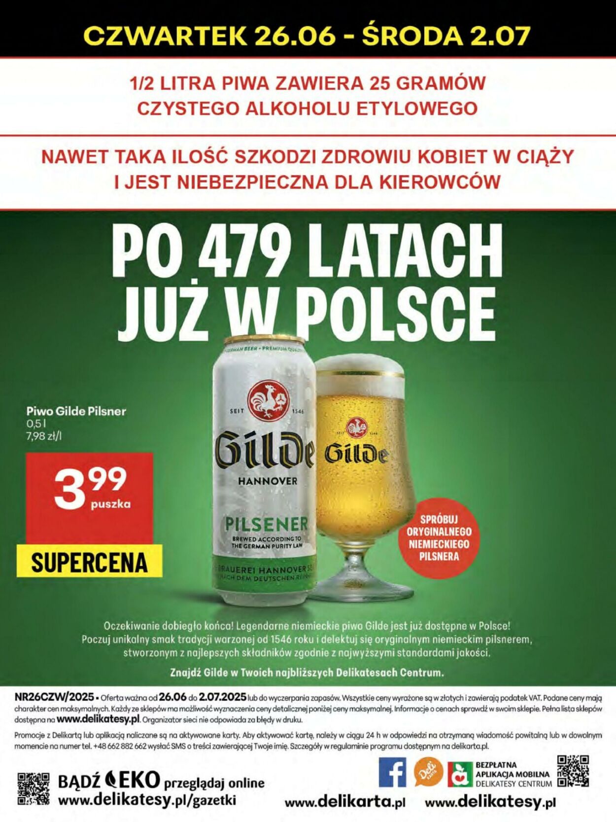 Gazetka Delikatesy Centrum 26.06.2025 - 02.07.2025