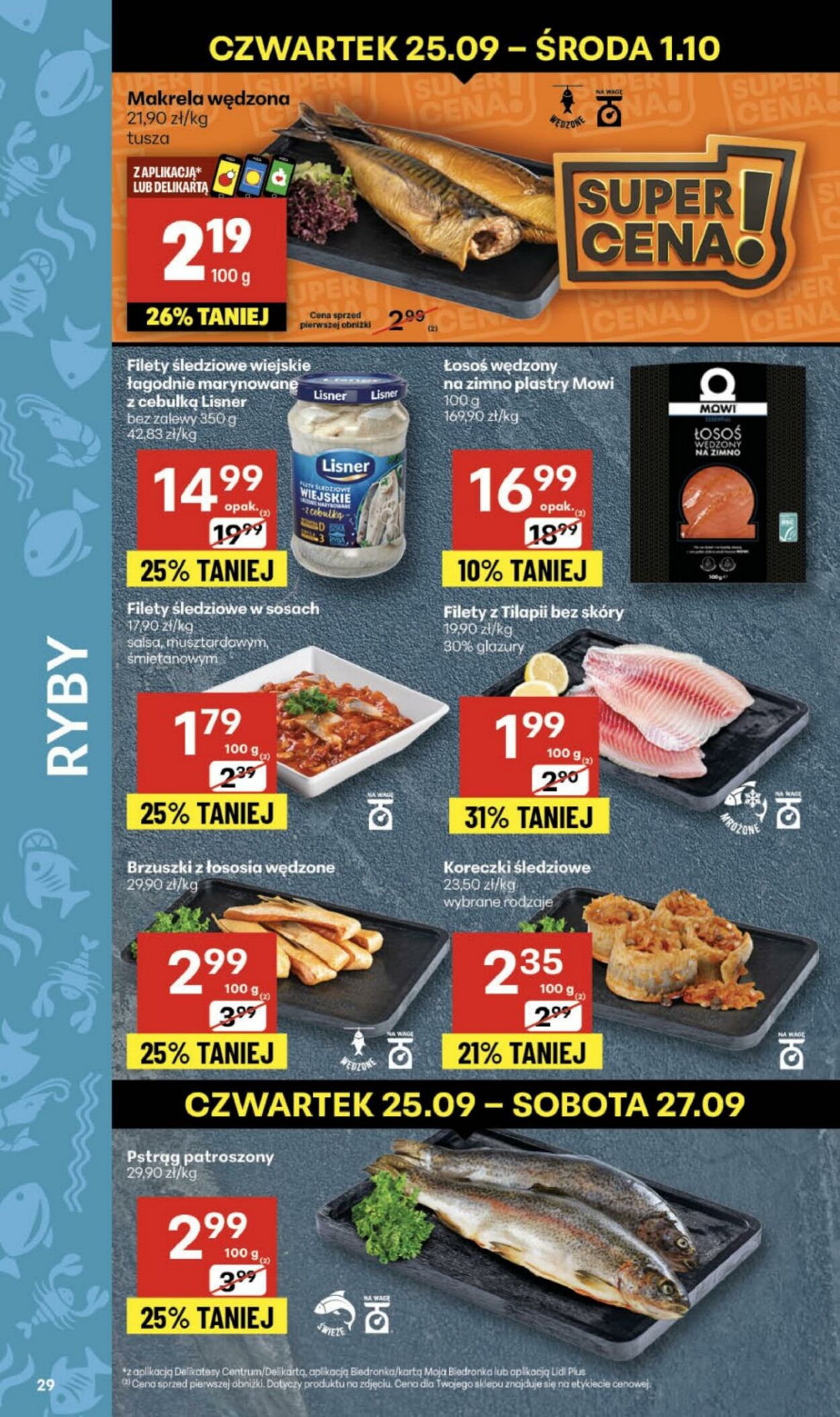 Gazetka Delikatesy Centrum 25.09.2025 - 01.10.2025