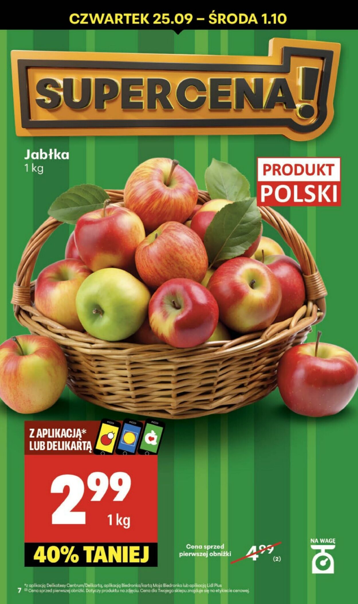 Gazetka Delikatesy Centrum 25.09.2025 - 01.10.2025