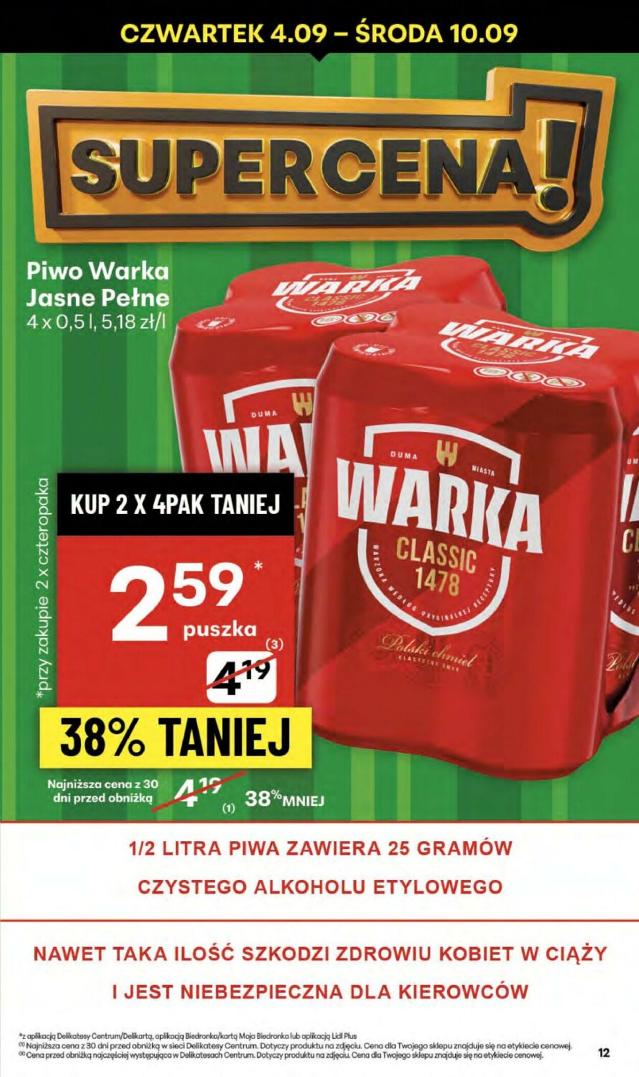Gazetka Delikatesy Centrum 04.09.2025 - 10.09.2025