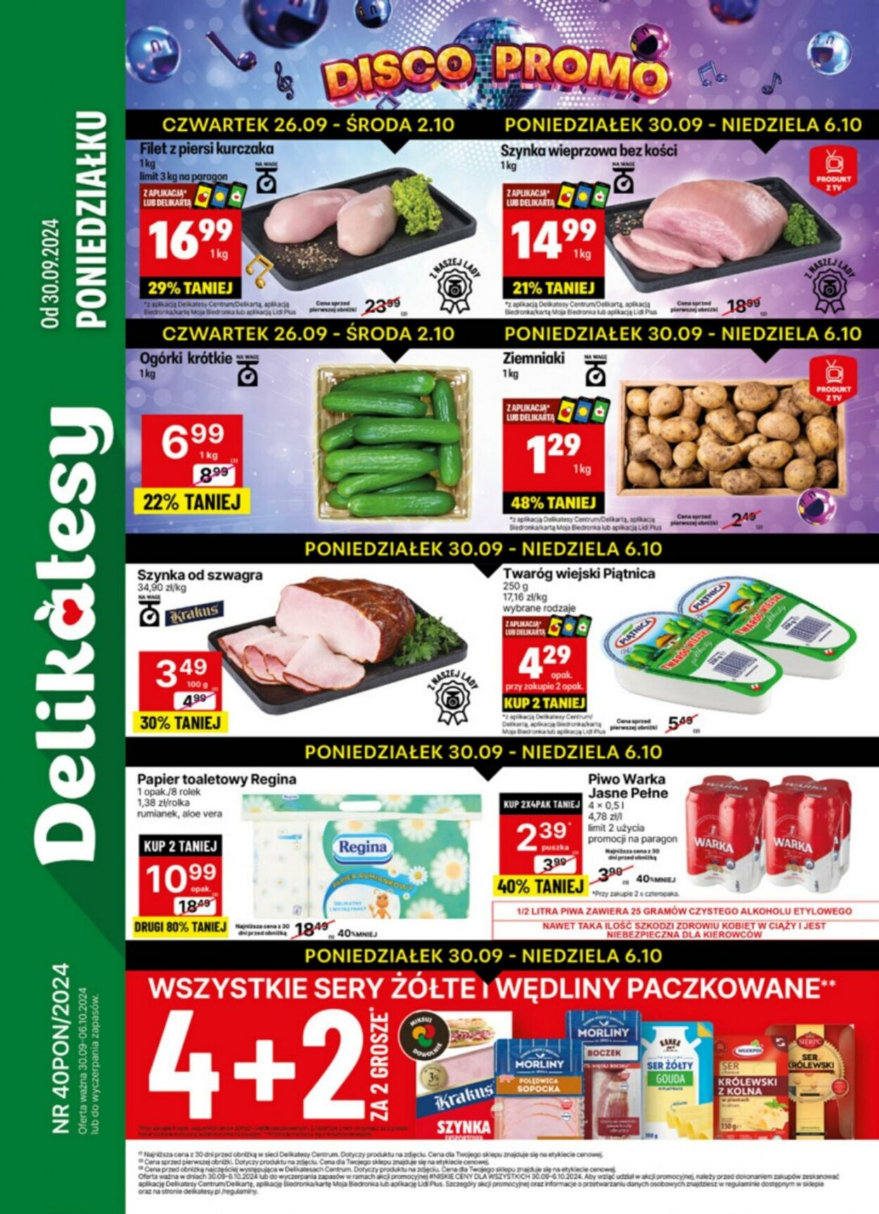 Gazetka Delikatesy Centrum 30.09.2024 - 06.10.2024