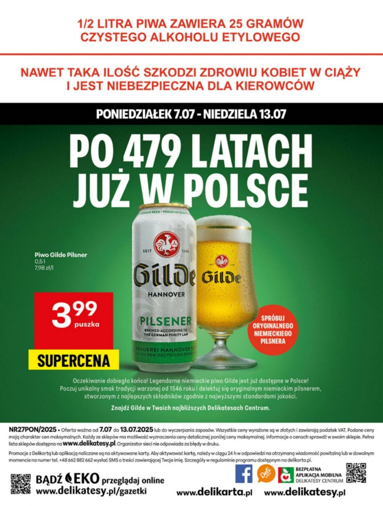 Gazetka Delikatesy Centrum 07.07.2025 - 13.07.2025