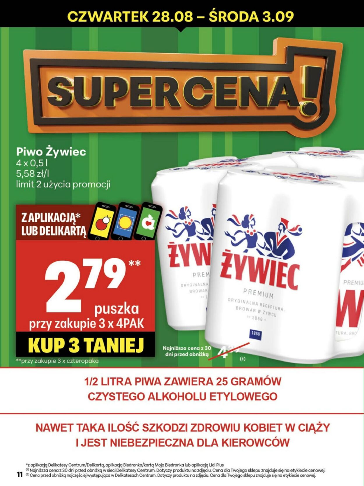 Gazetka Delikatesy Centrum 28.08.2025 - 03.09.2025