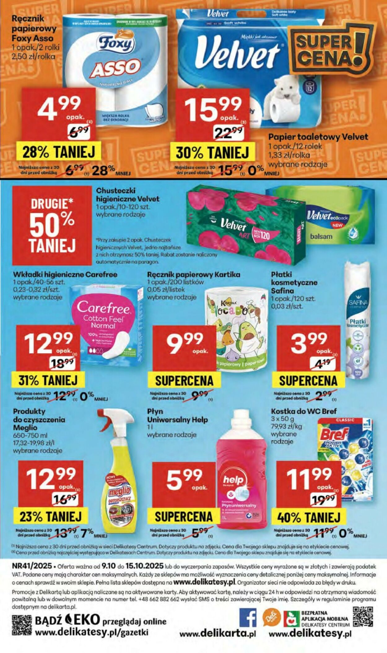 Gazetka Delikatesy Centrum 09.10.2025 - 15.10.2025