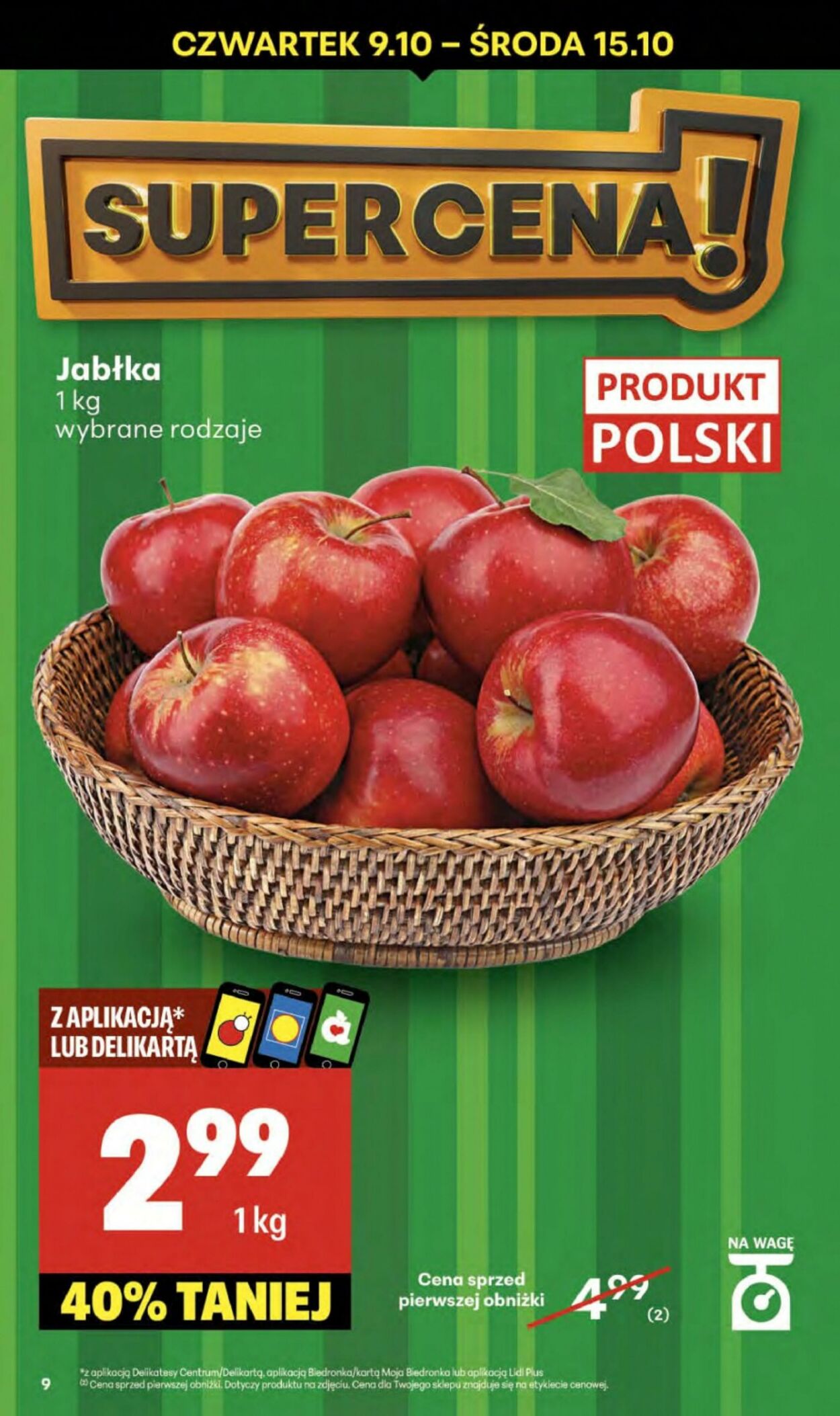 Gazetka Delikatesy Centrum 09.10.2025 - 15.10.2025