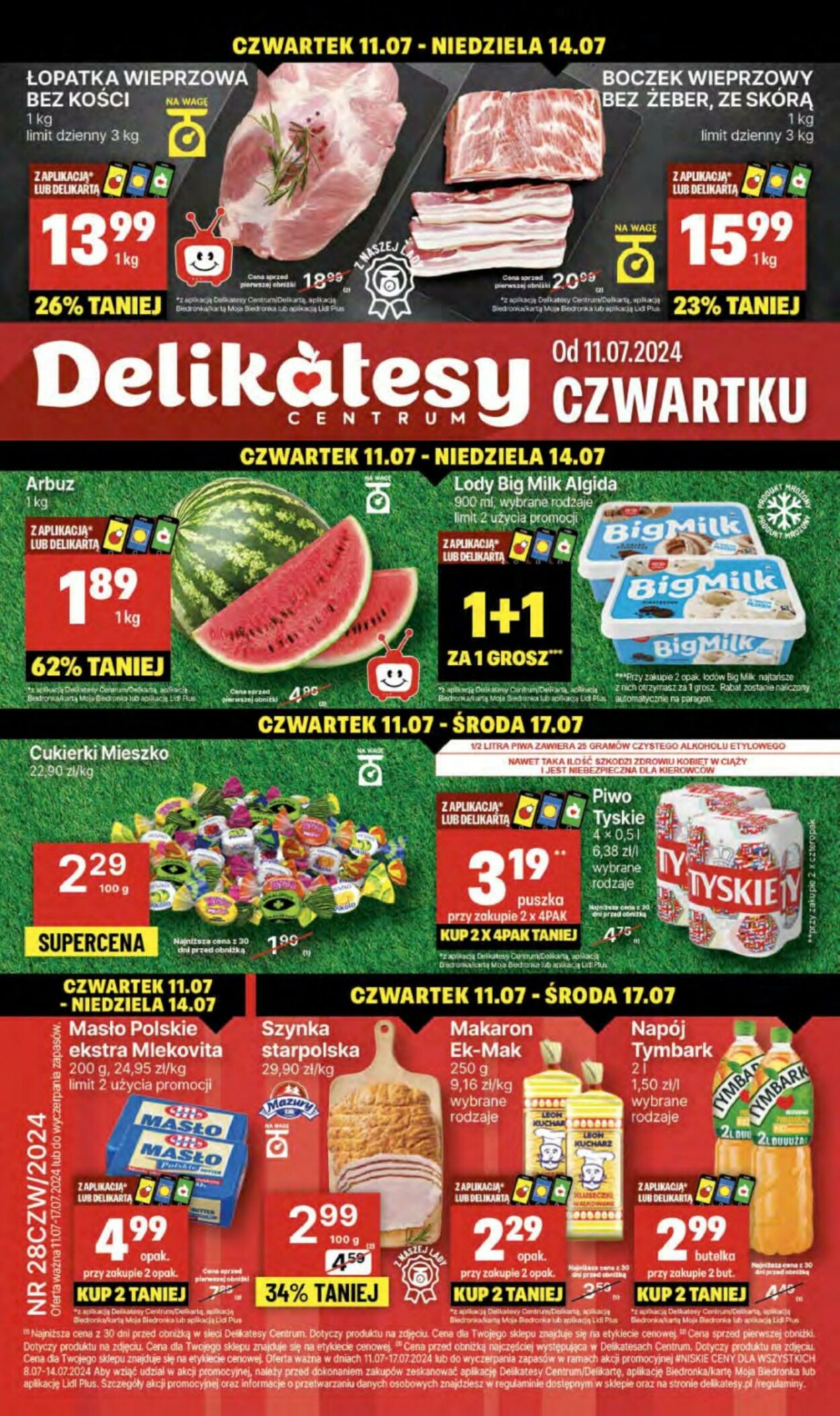 Gazetka Delikatesy Centrum 11.07.2024 - 17.07.2024