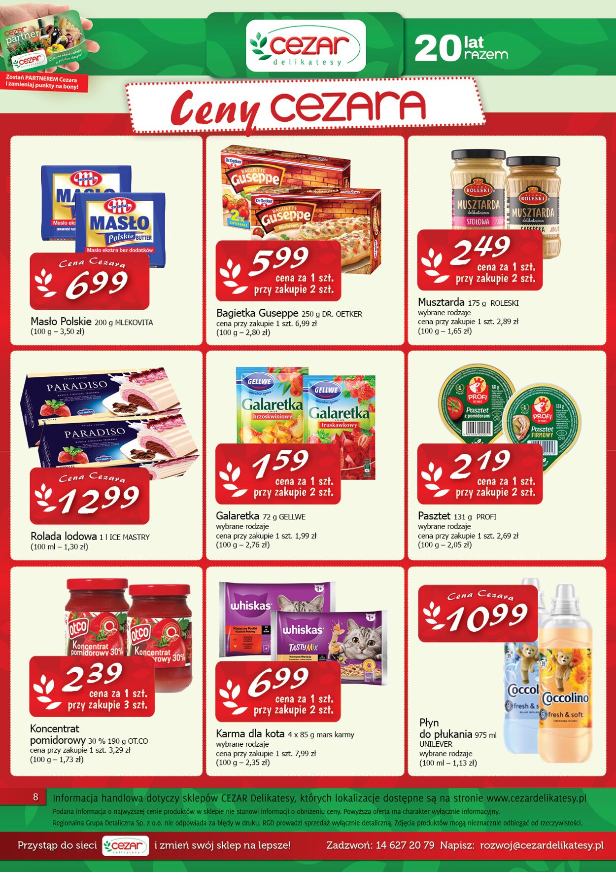 Gazetka Delikatesy Cezar 14.08.2025 - 27.08.2025