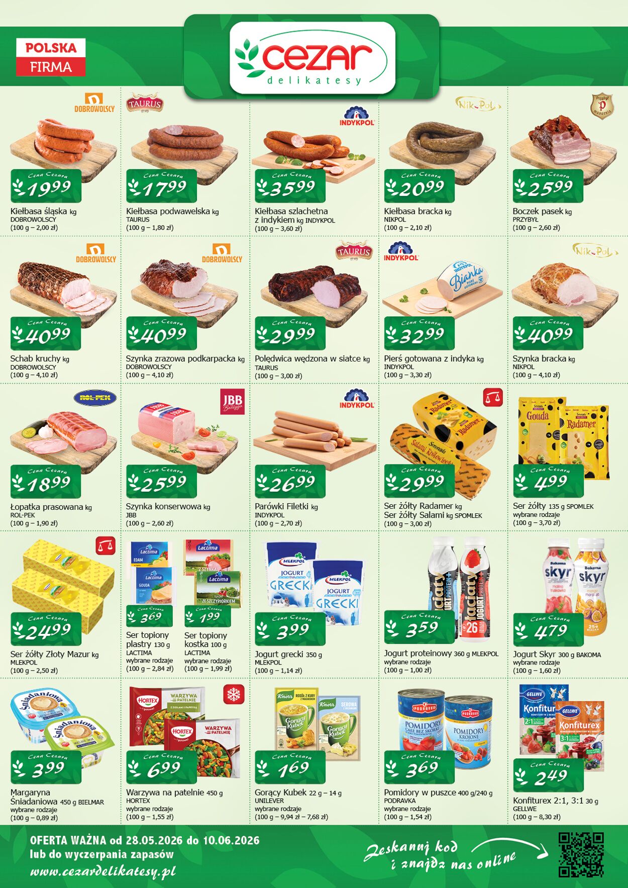 Delikatesy Cezar Gazetki promocyjne