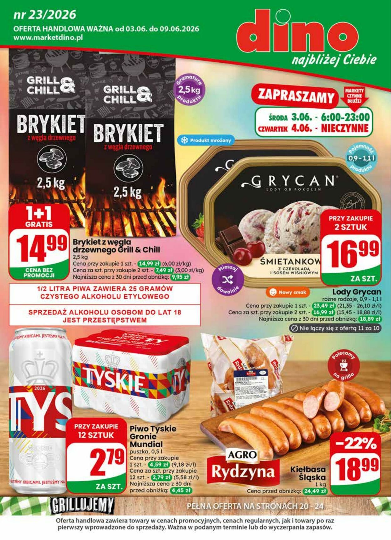 Gazetka DINO - Gazetka 23 / 2026 3 cze, 2026 - 9 cze, 2026