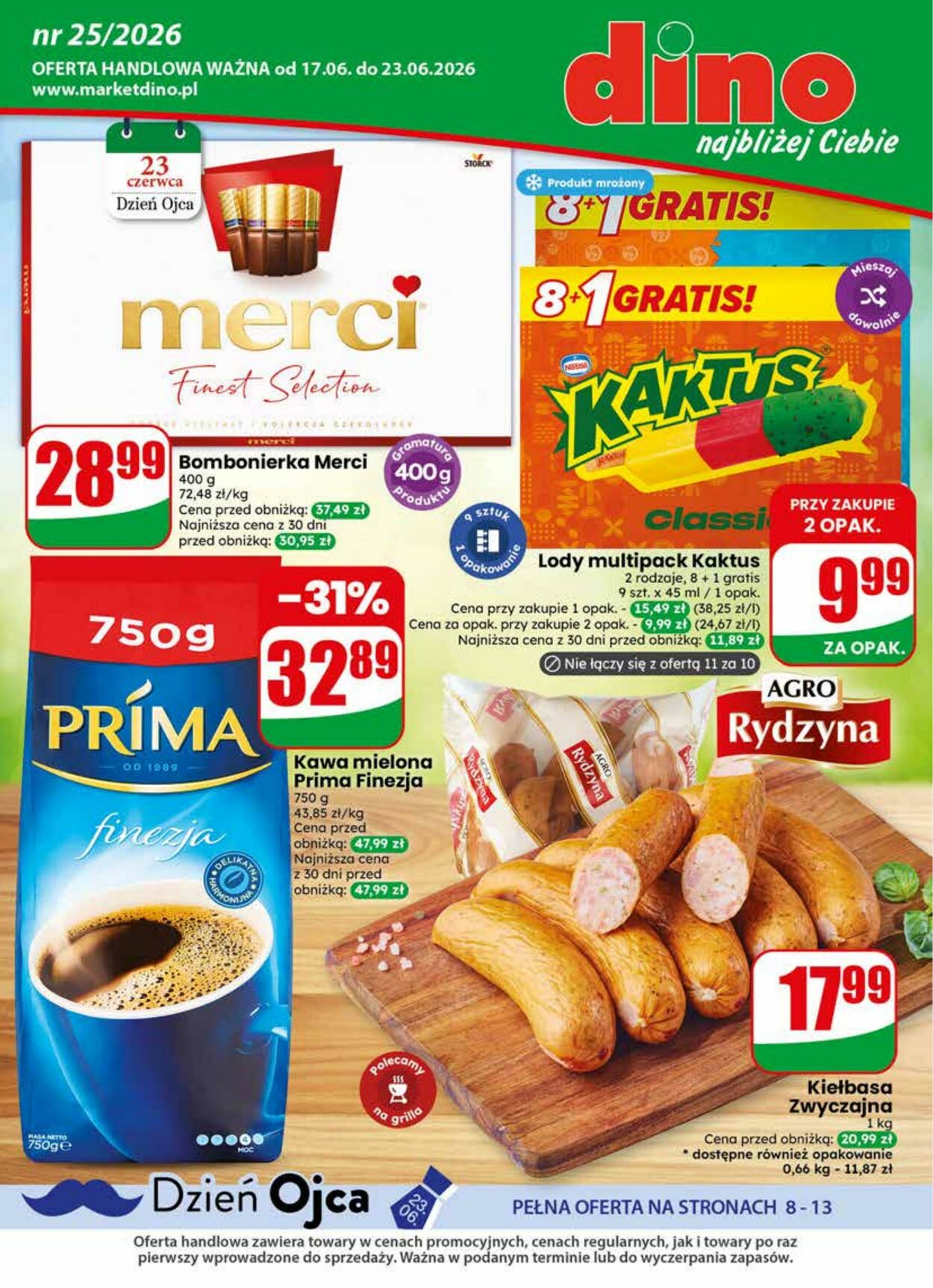 Gazetka DINO - Gazetka 25 / 2026 17 cze, 2026 - 23 cze, 2026