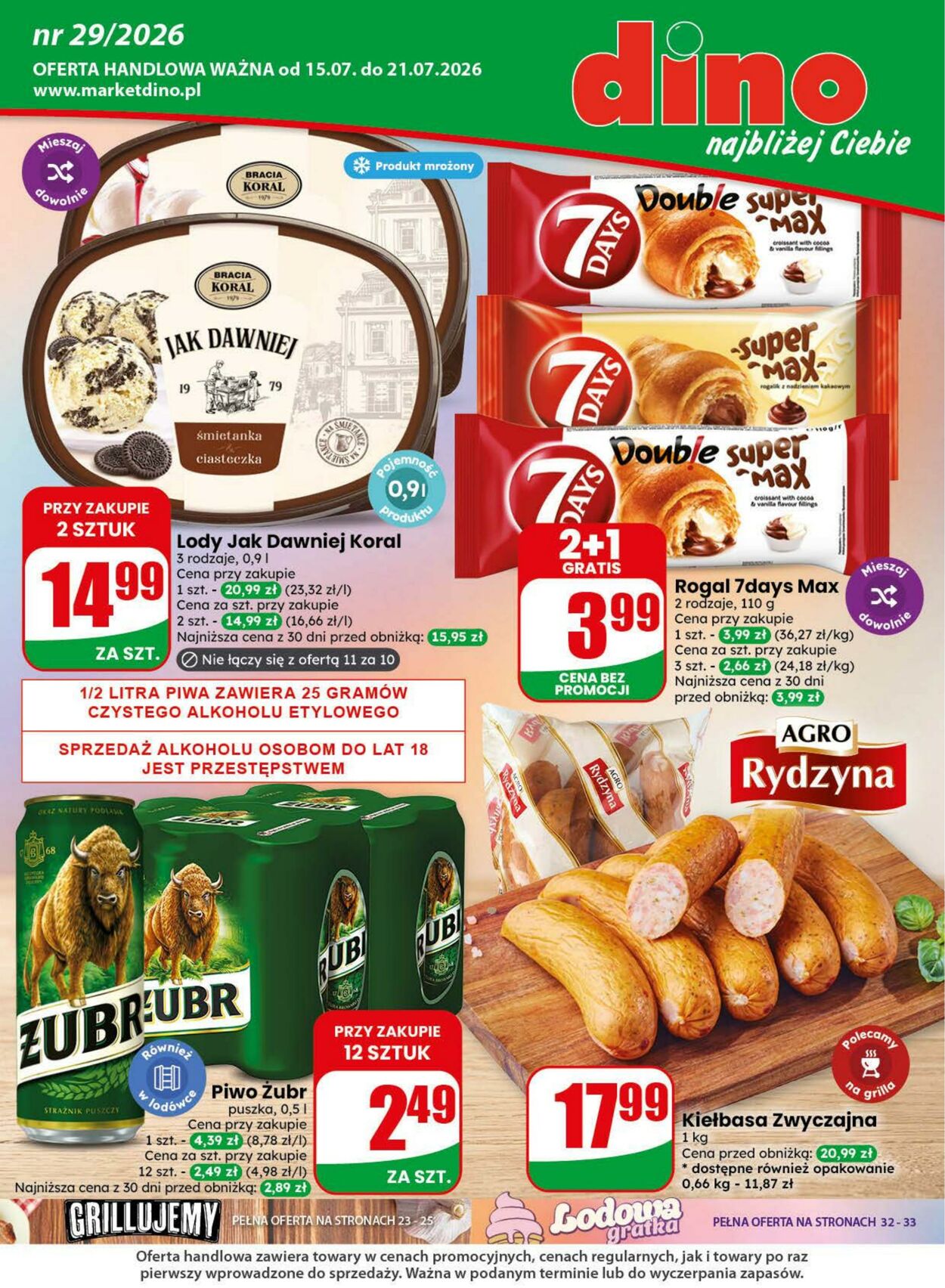 Gazetka DINO - Gazetka 29 / 2026 15 lip, 2026 - 21 lip, 2026