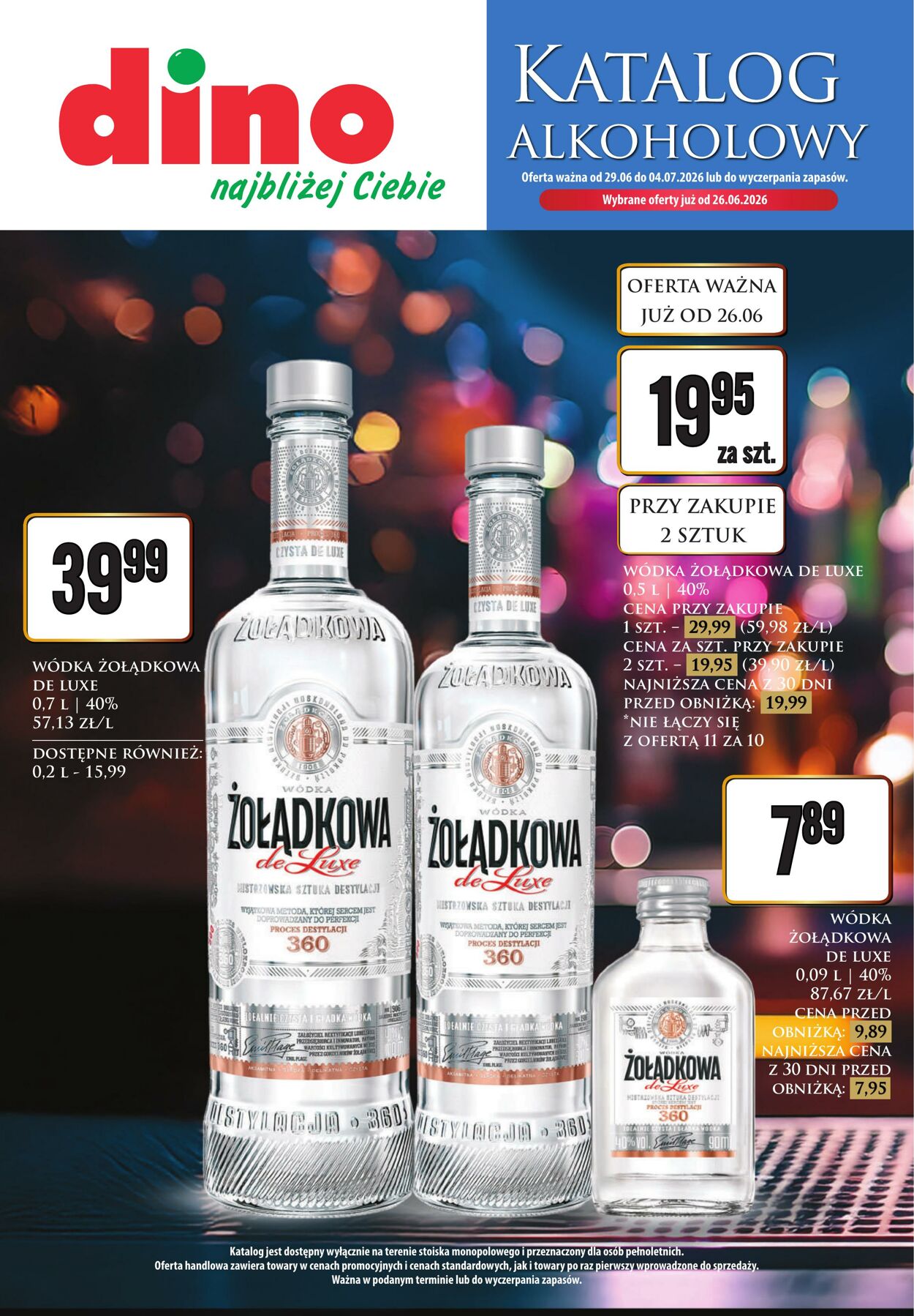 Gazetka DINO - Katalog alkoholowy - czerwiec 2026ㅤㅤ 29 cze, 2026 - 4 lip, 2026